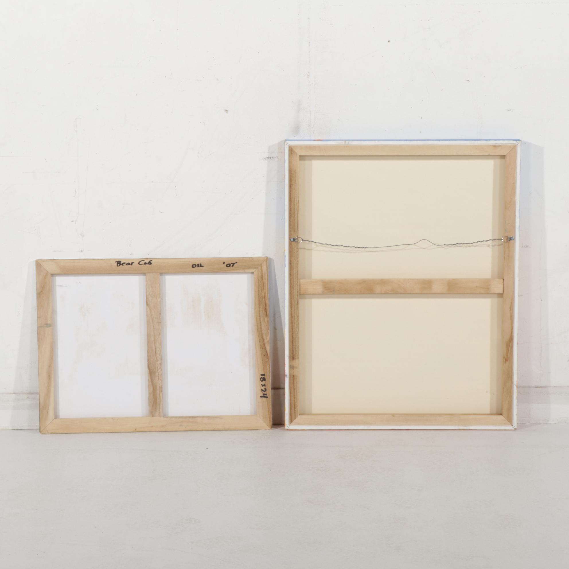 Charles Gelsleichter Oil Paintings Featuring "Bear Cub," Circa 2007