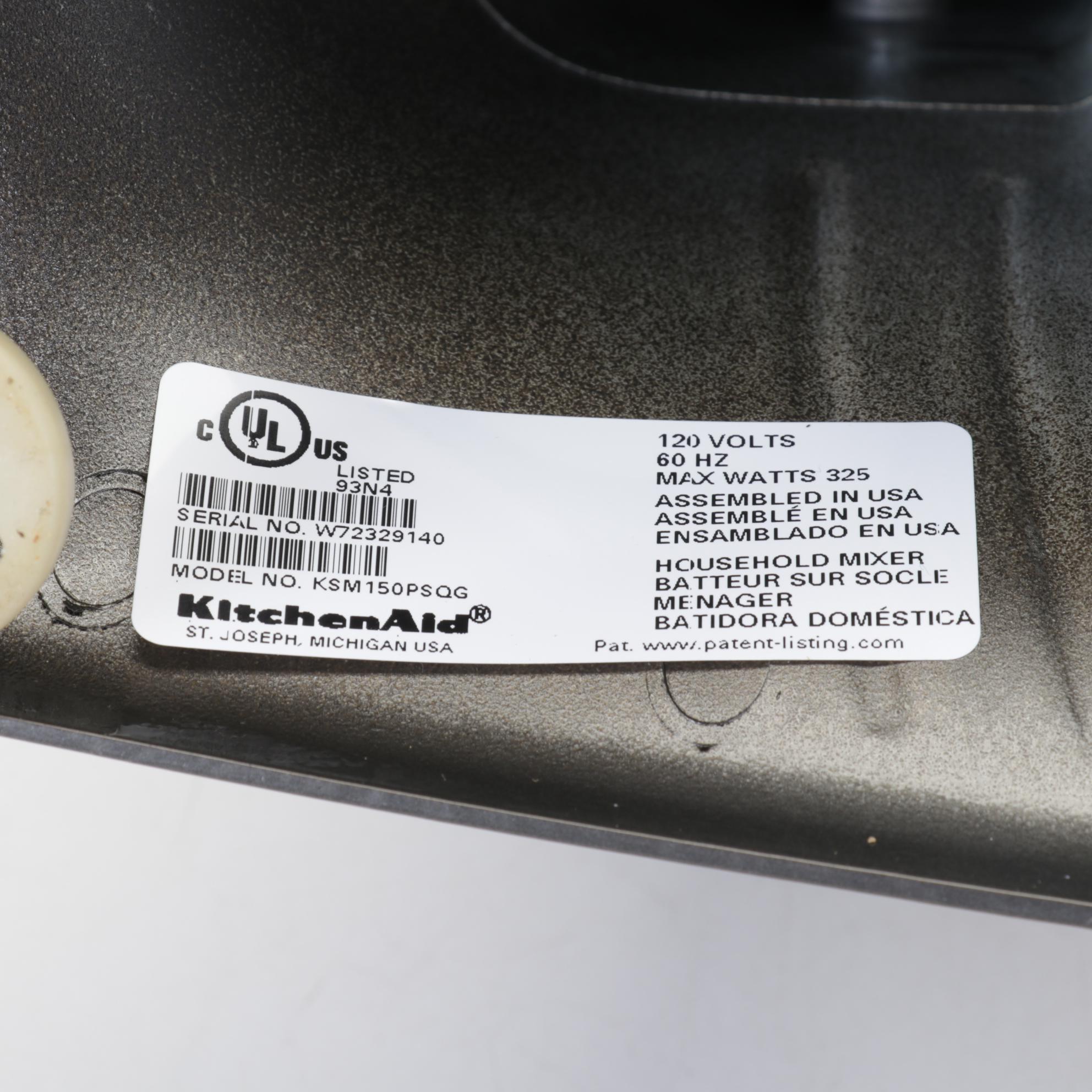 KitchenAid Mixer with Other Waffle Iron and Pyrex Mixing Bowls and Casseroles