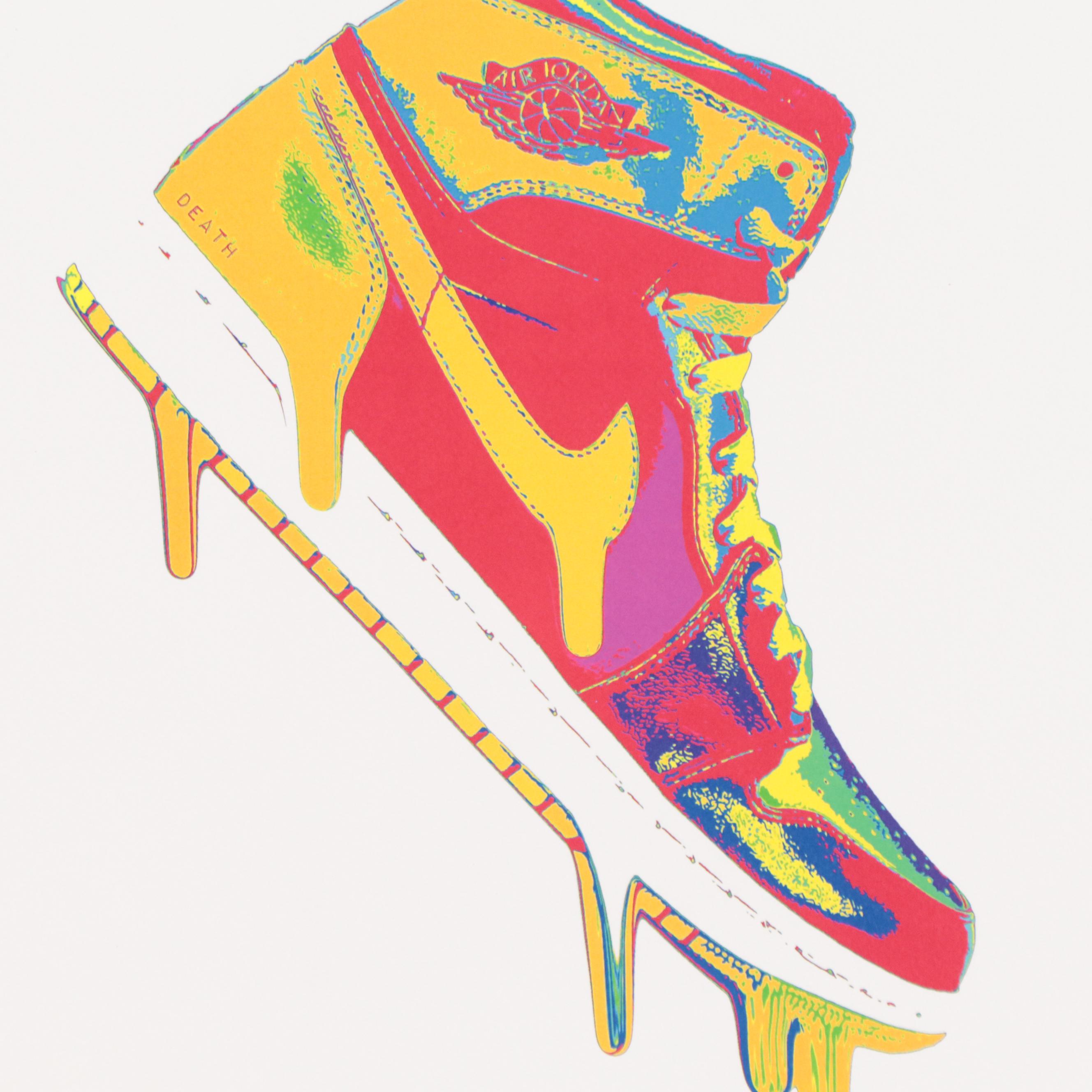 Death NYC Pop Art Graphic Print of Nike, 2020