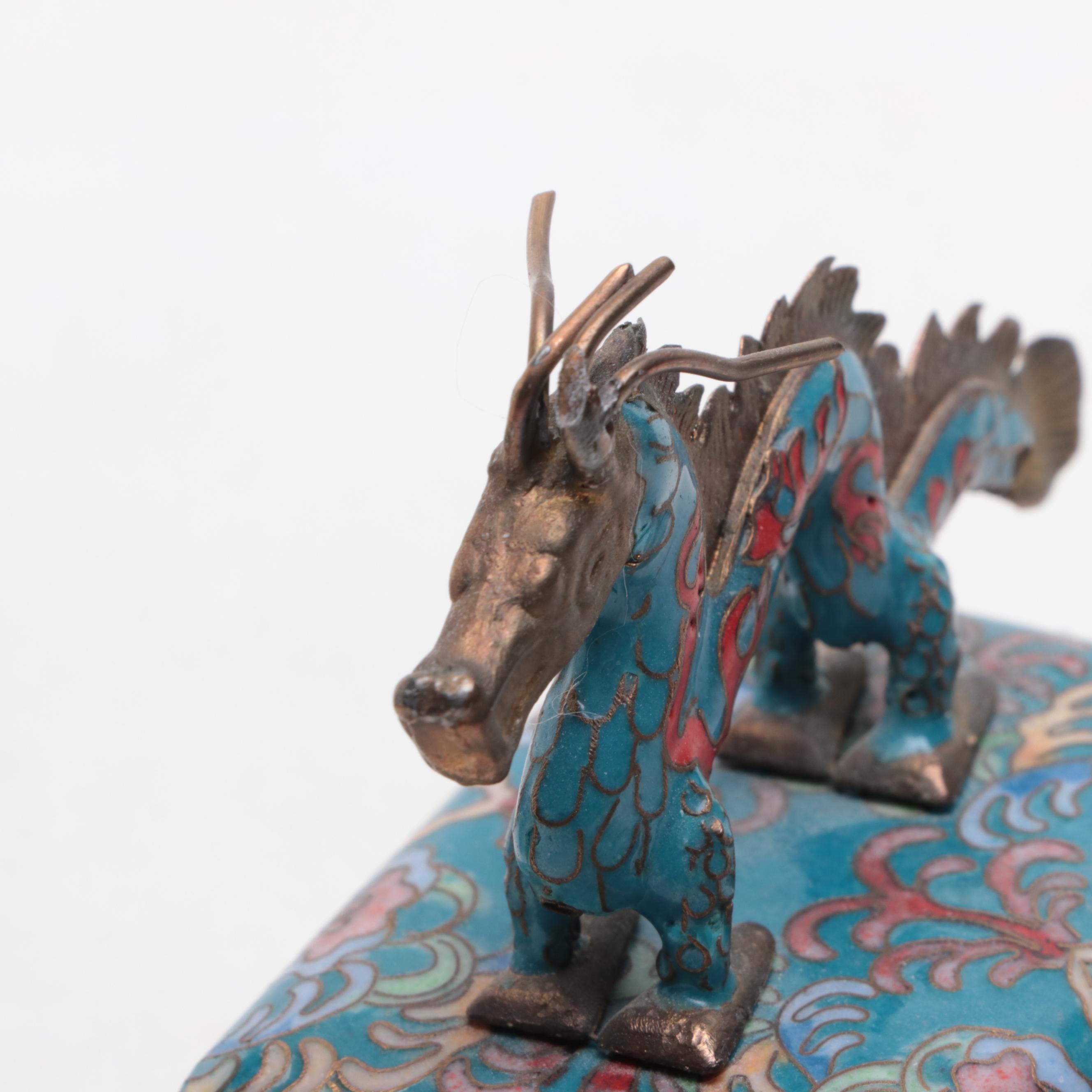 Cloisonné Trinket Boxes, Snuff Bottle, Miniatures and More