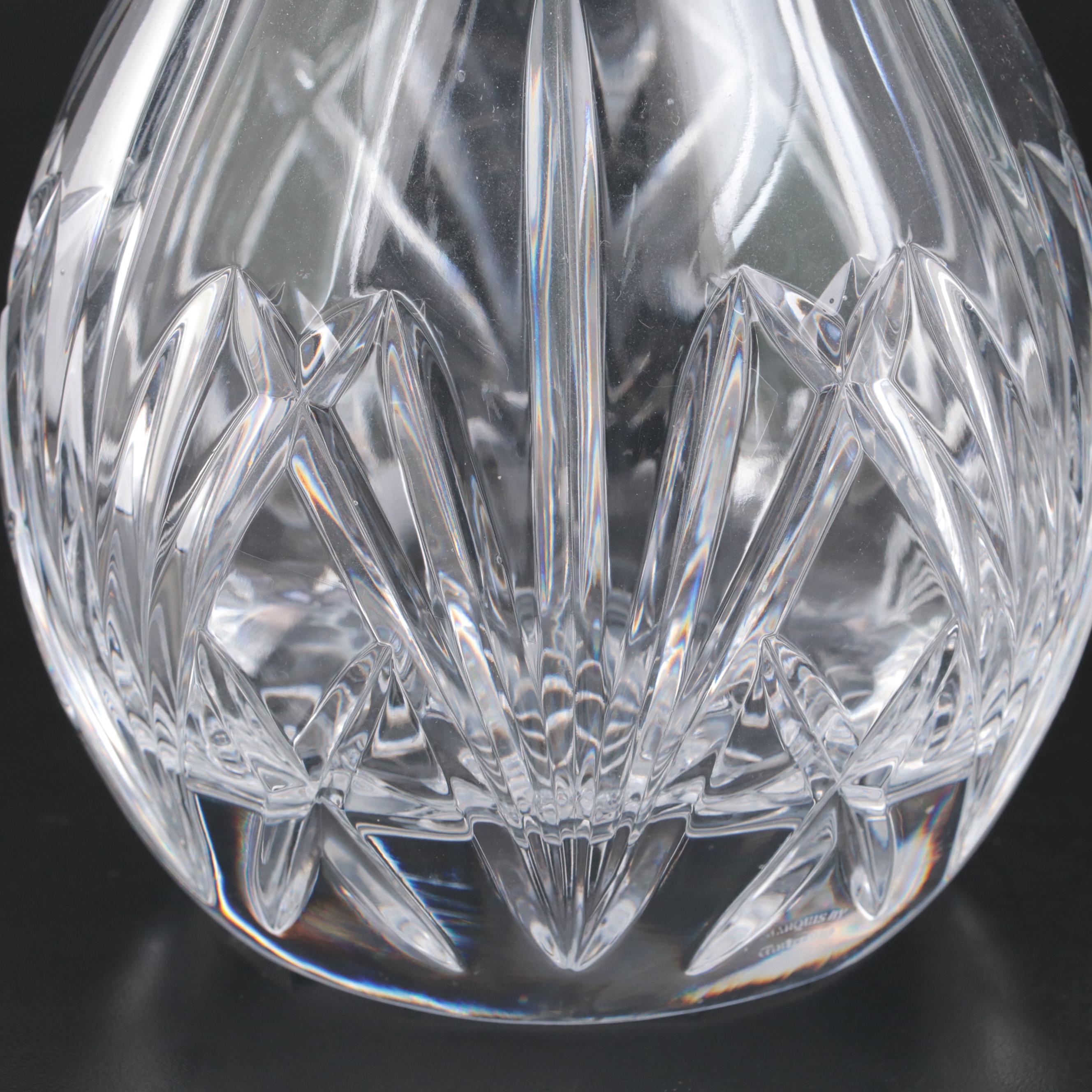 Marquis by Waterford "Brookside" Crystal Ships and Wine Decanters