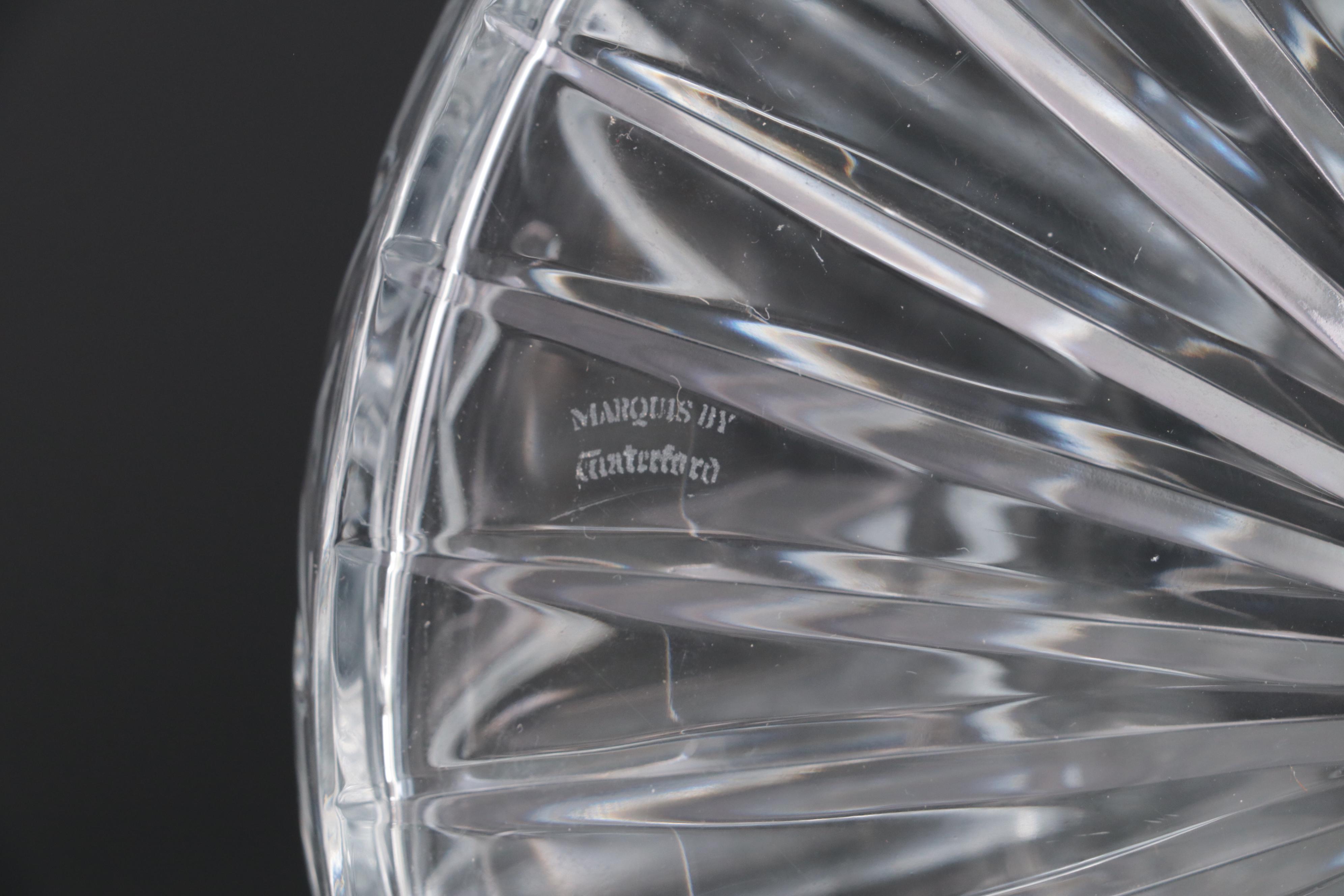 Marquis by Waterford "Brookside" Crystal Ships and Wine Decanters