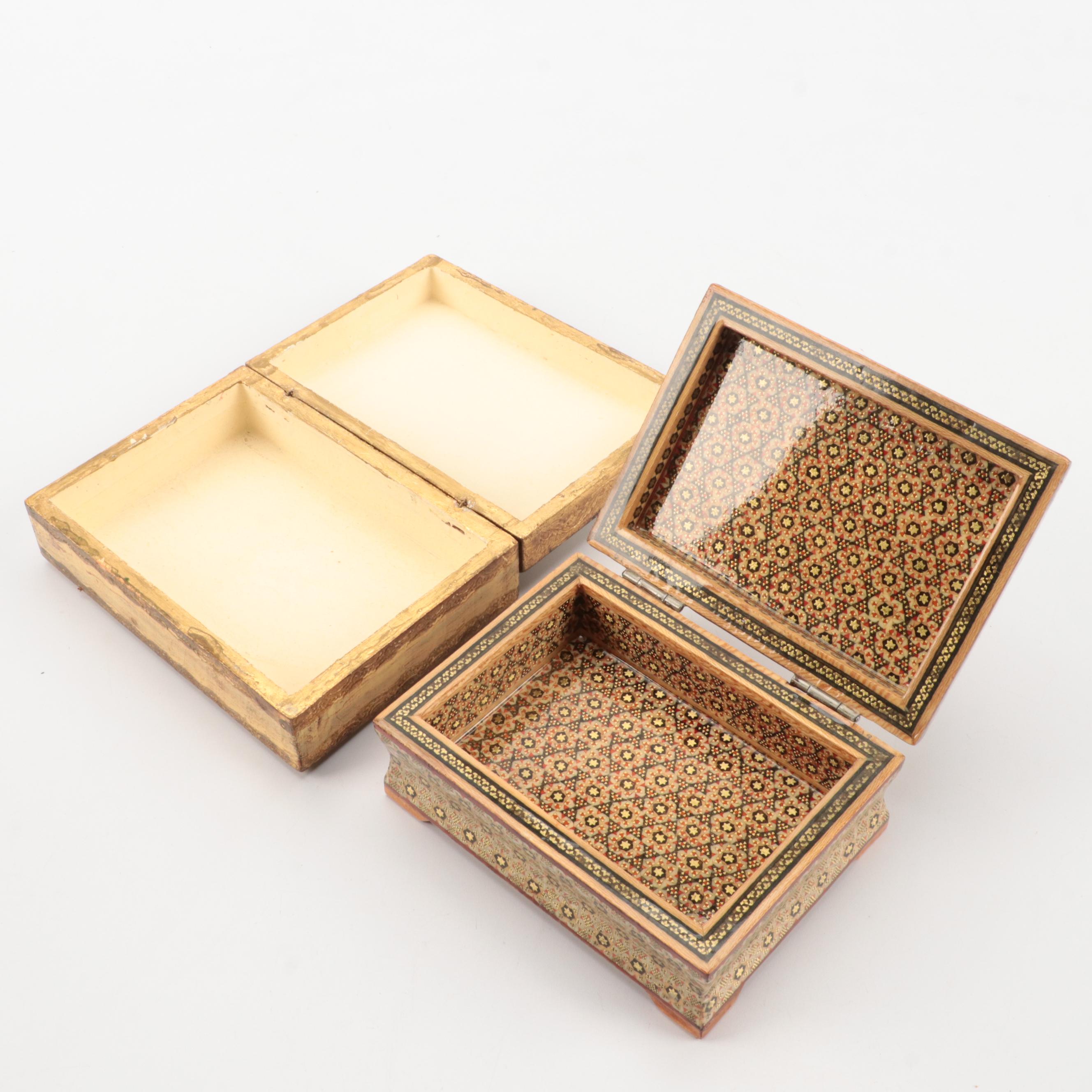 Italian and Indo-Persian Decorative Boxes
