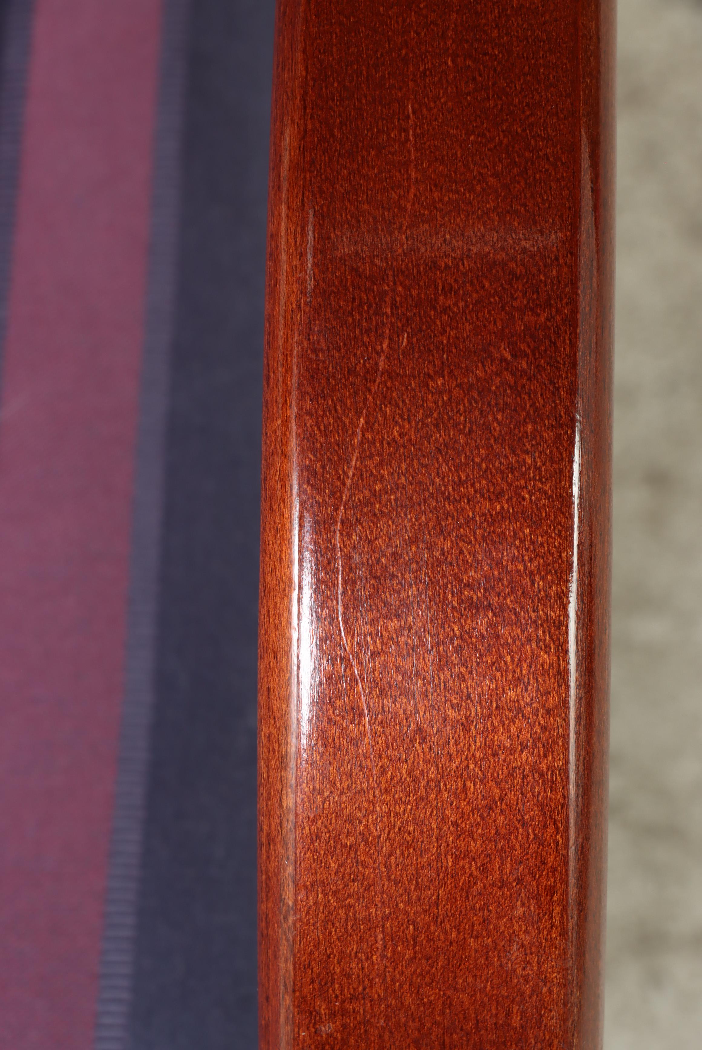 Pair of Steelcase Post Modernist Bentwood and Custom-Upholstered Armchairs