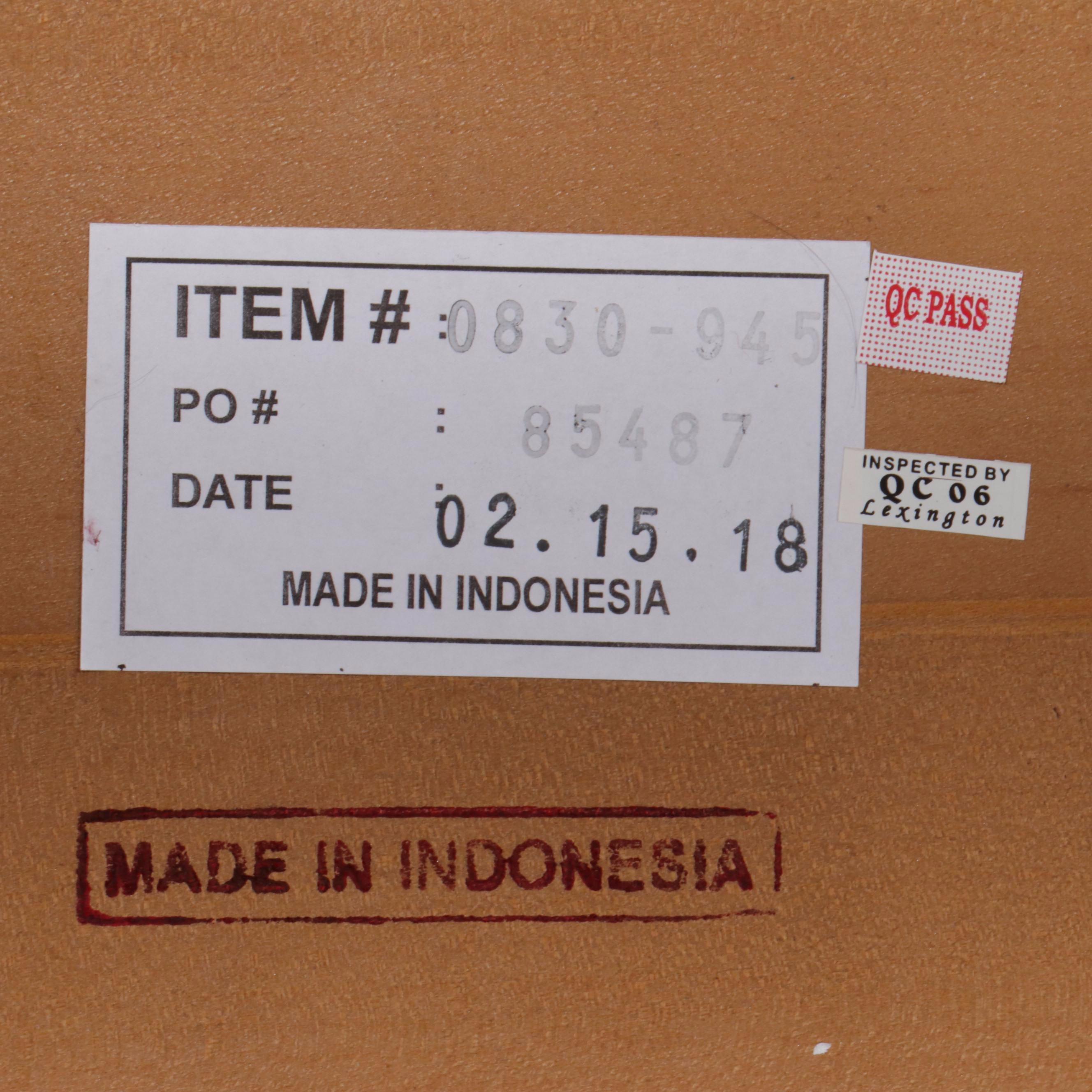 Lexington "Monterey Sands" Elm and Bronze-Patinated Metal Coffee Table