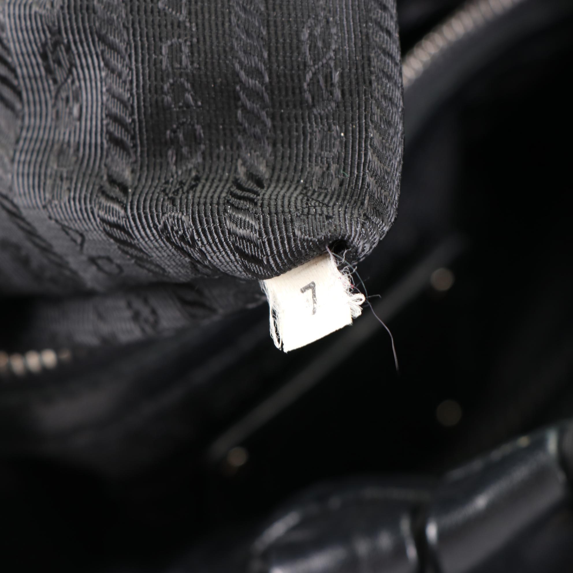 Prada Leather and Nylon Handbag