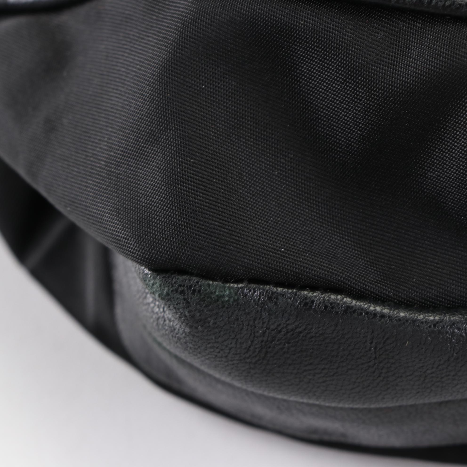 Prada Leather and Nylon Handbag