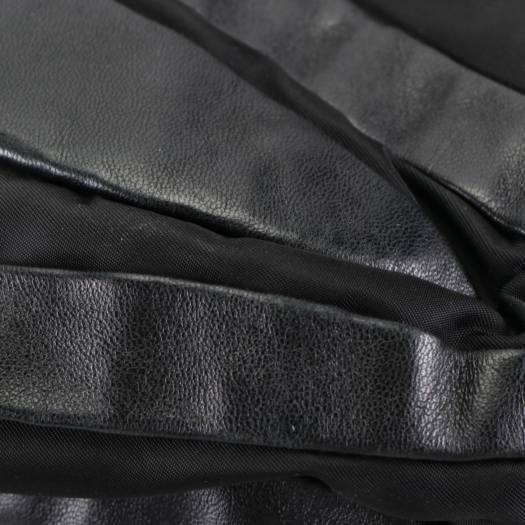 Prada Leather and Nylon Handbag