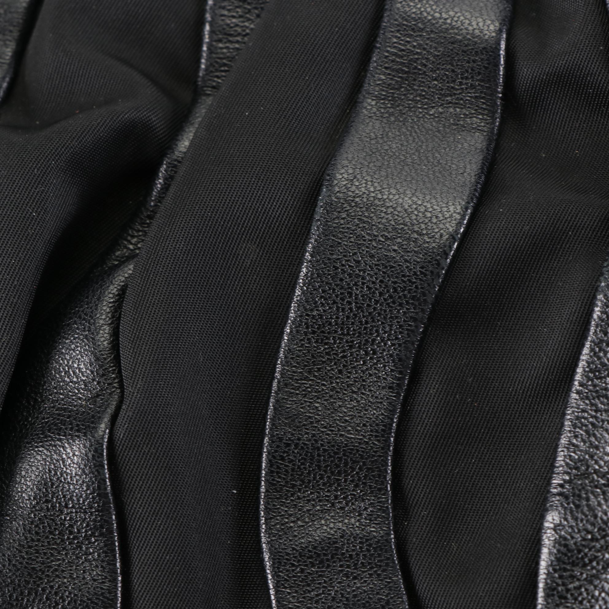 Prada Leather and Nylon Handbag