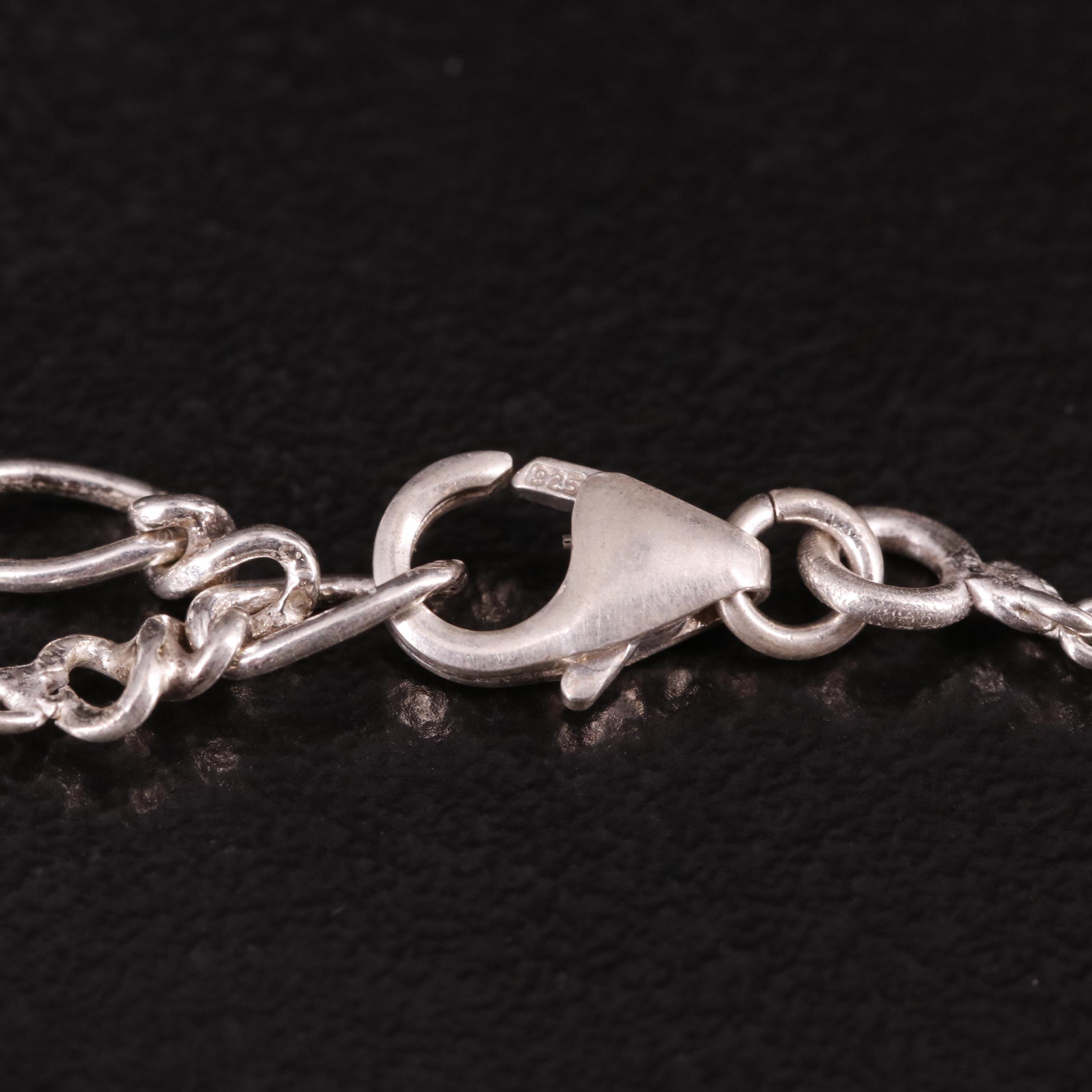 Sterling Amethyst and Aventurine Pendant Necklace