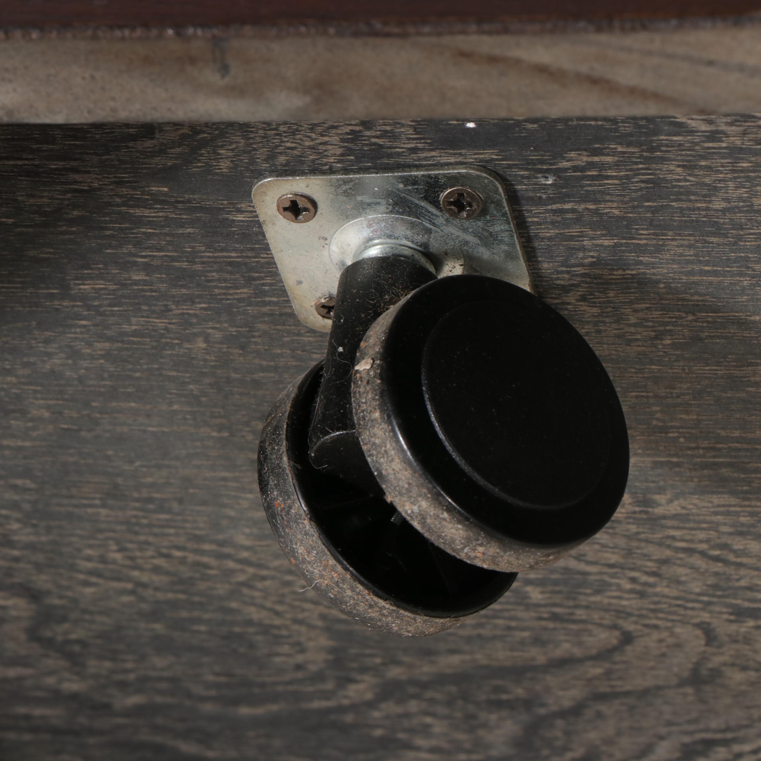 Standard Furniture "Bella" Faux-Marble Coffee Table in Deep Brown Finish