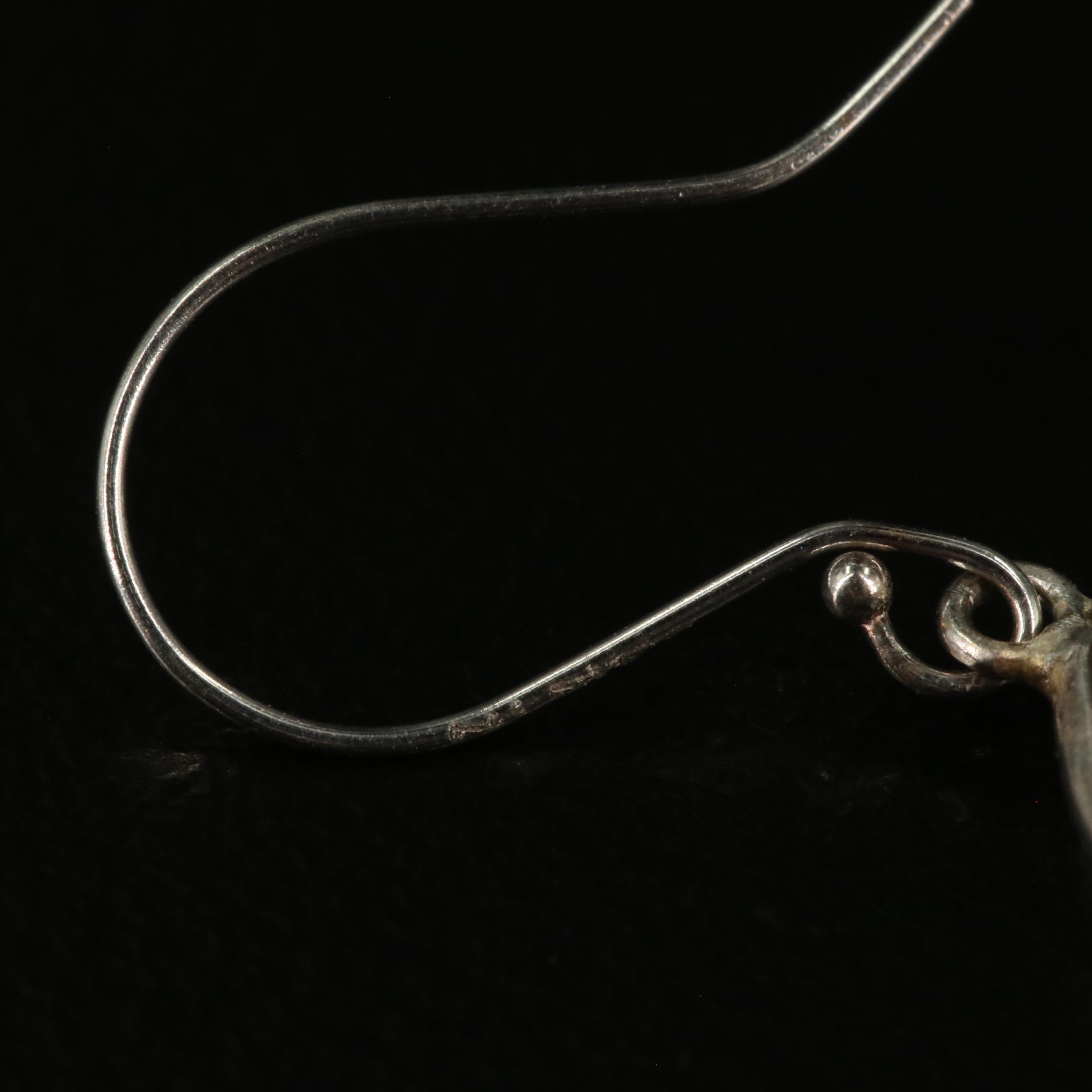 14K Blue Topaz Drop Earrings