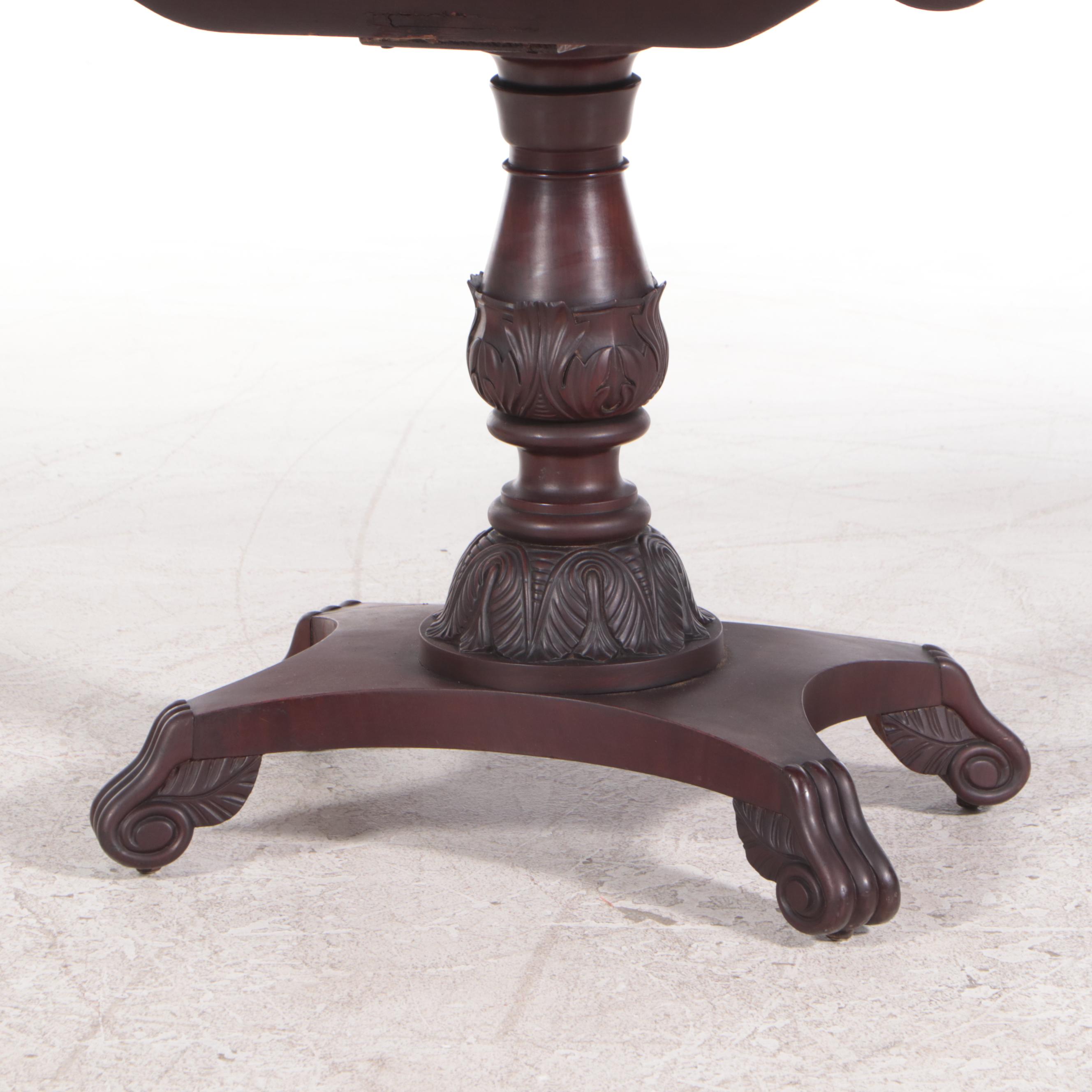 Victorian Mahogany Games Table, Late 19th Century
