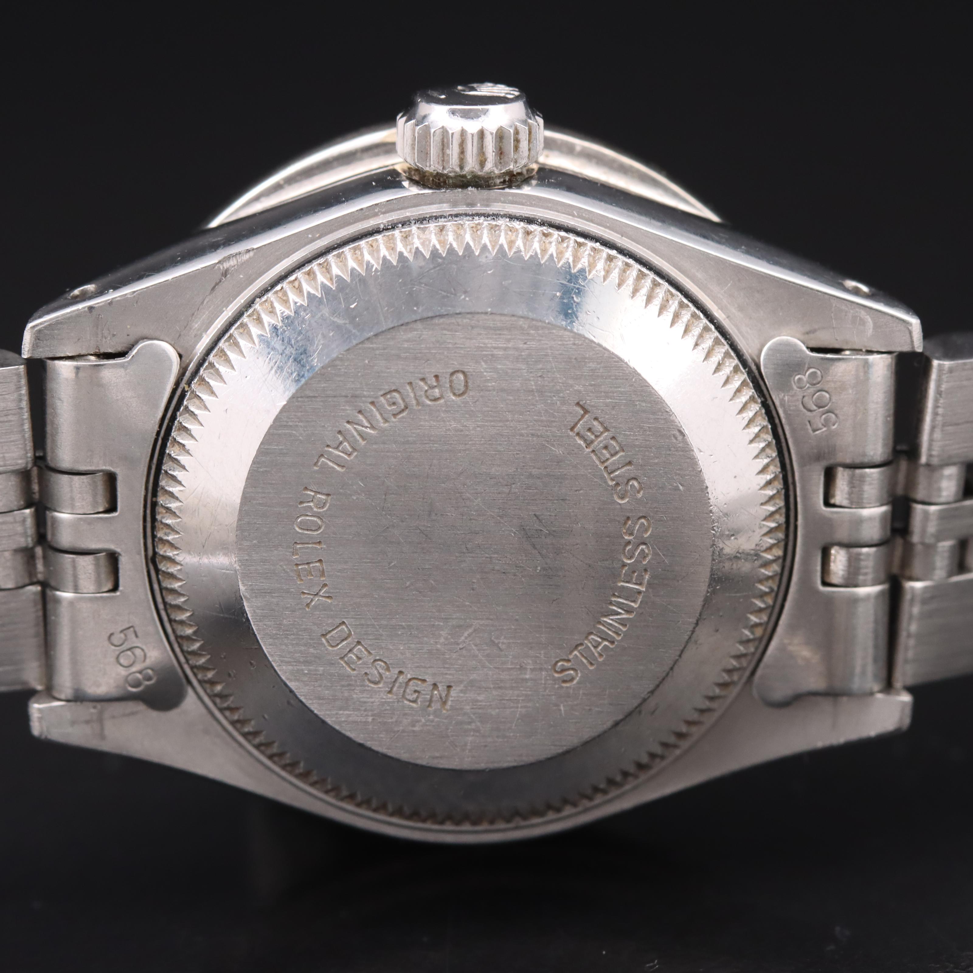 1983 Rolex Custom Diamond Dial and Bezel Datejust Watch