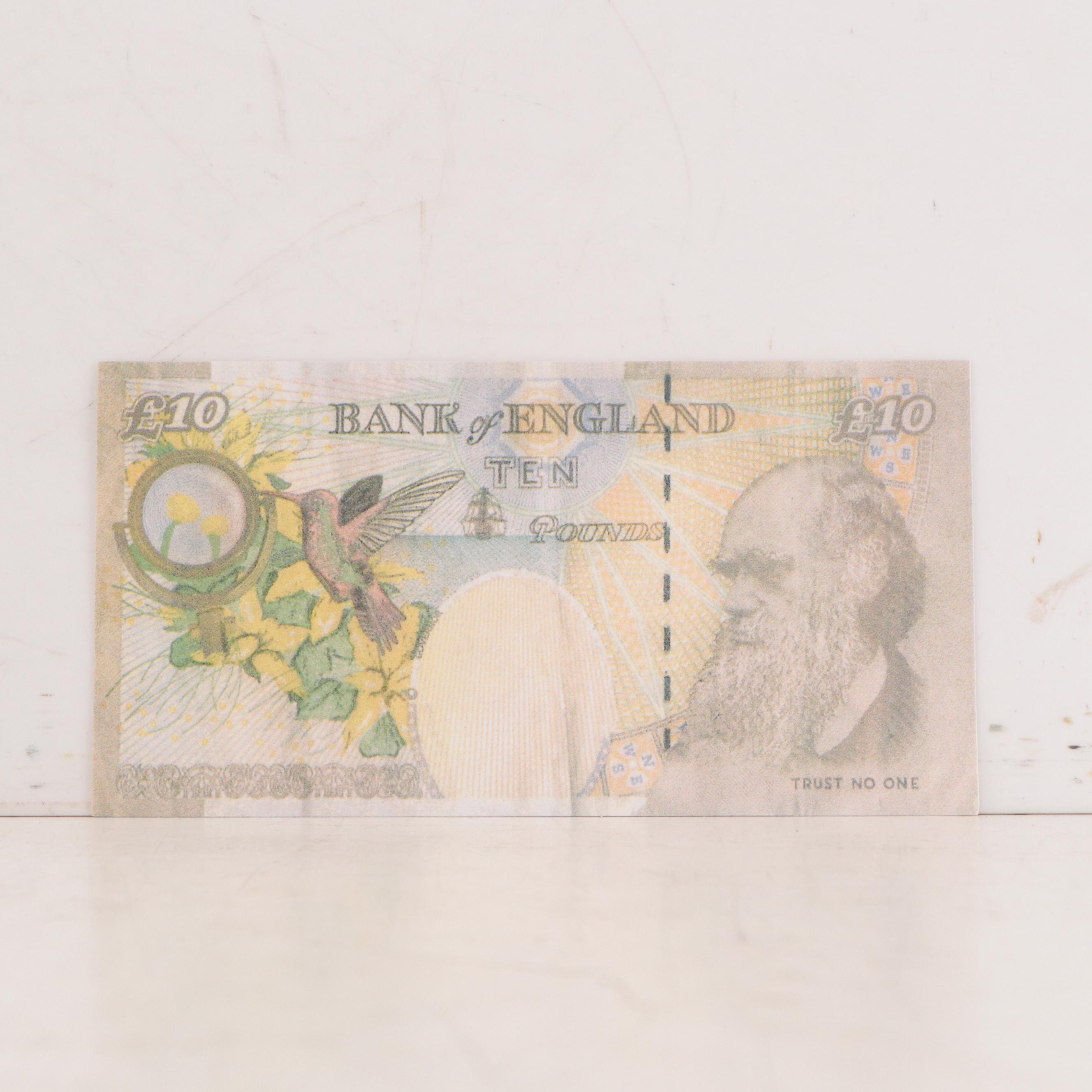Giclée After Banksy "Di-Faced Tenner," 21st Century