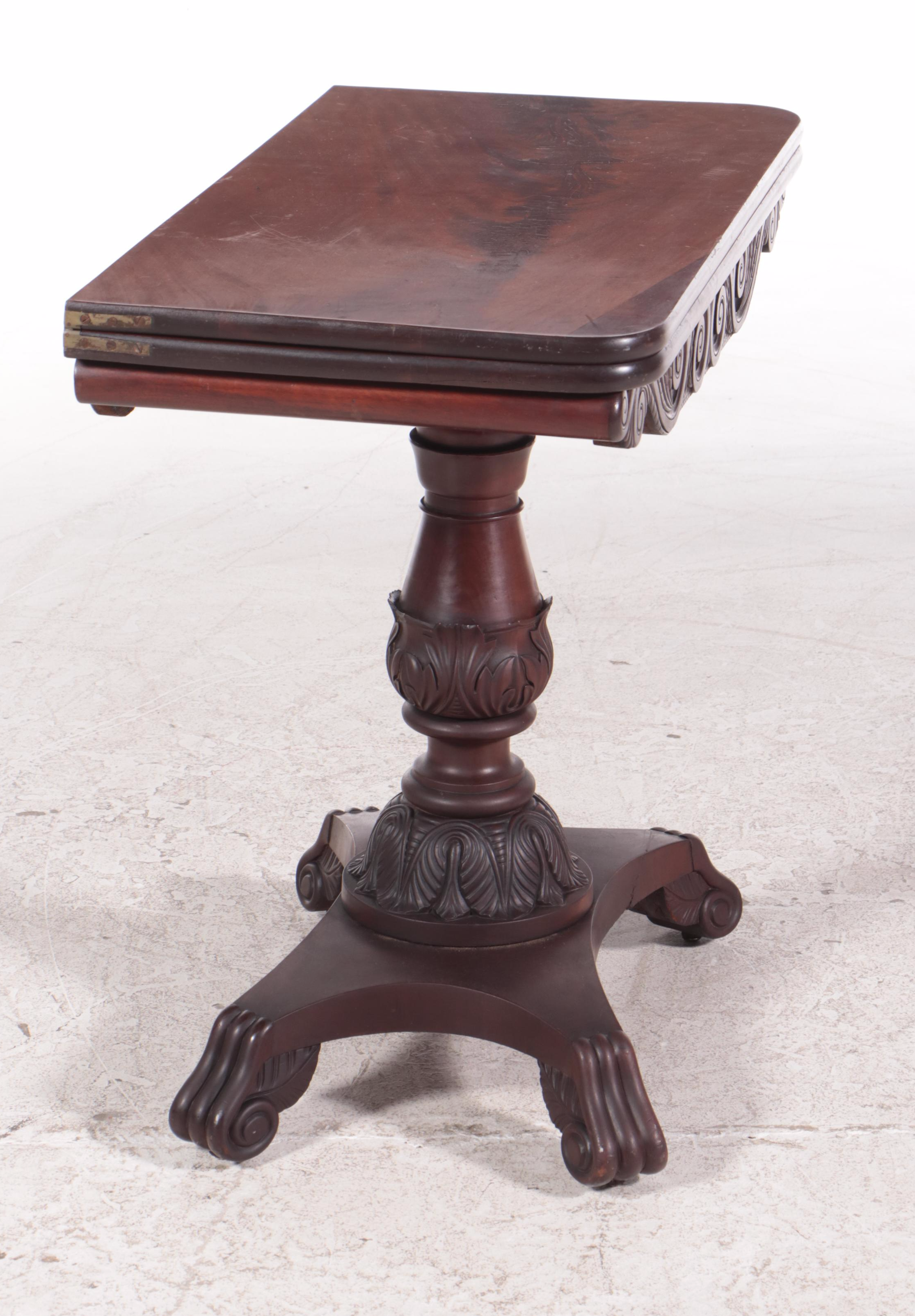 Victorian Mahogany Games Table, Late 19th Century