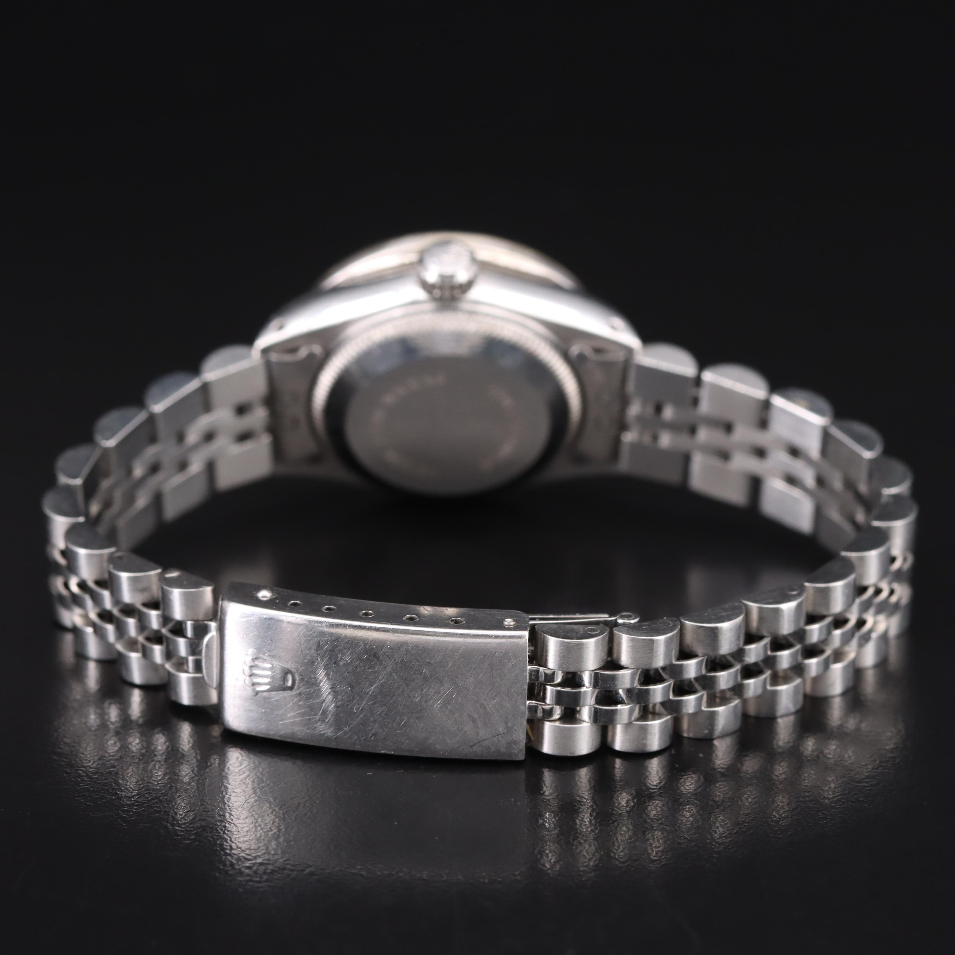 1983 Rolex Custom Diamond Dial and Bezel Datejust Watch