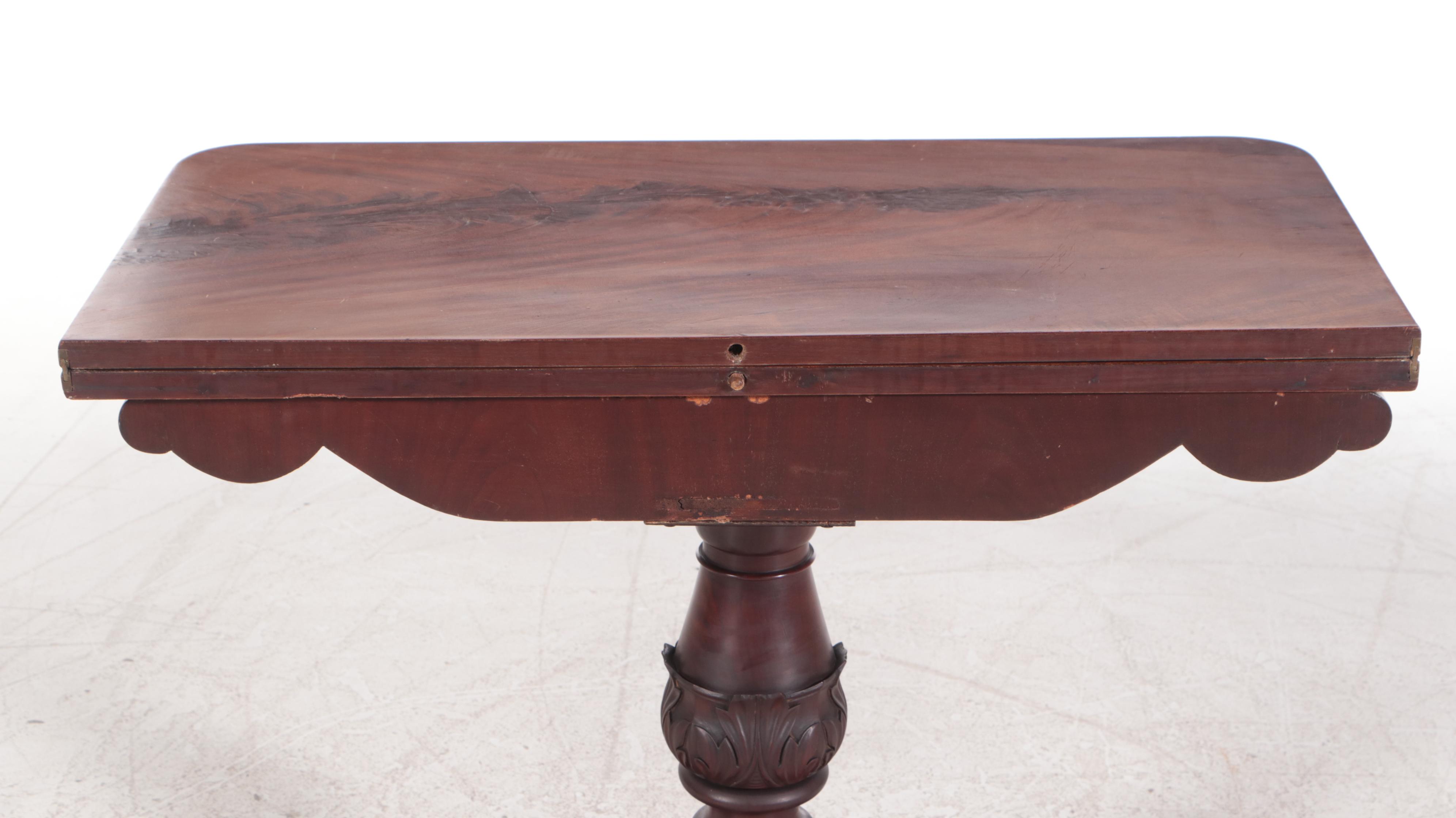 Victorian Mahogany Games Table, Late 19th Century