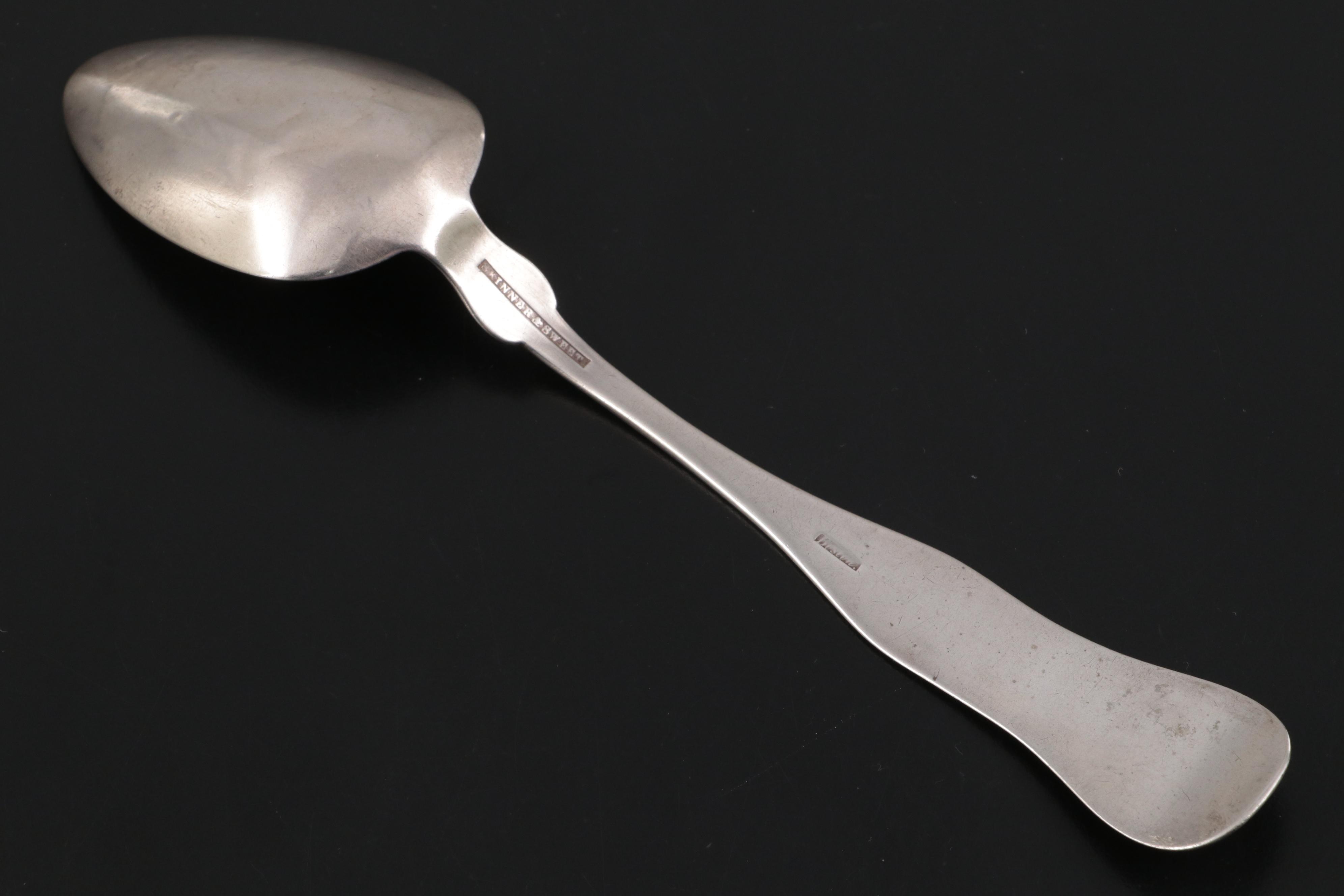 Oneida "King James" Silver Plate Flatware and Serving Utensils