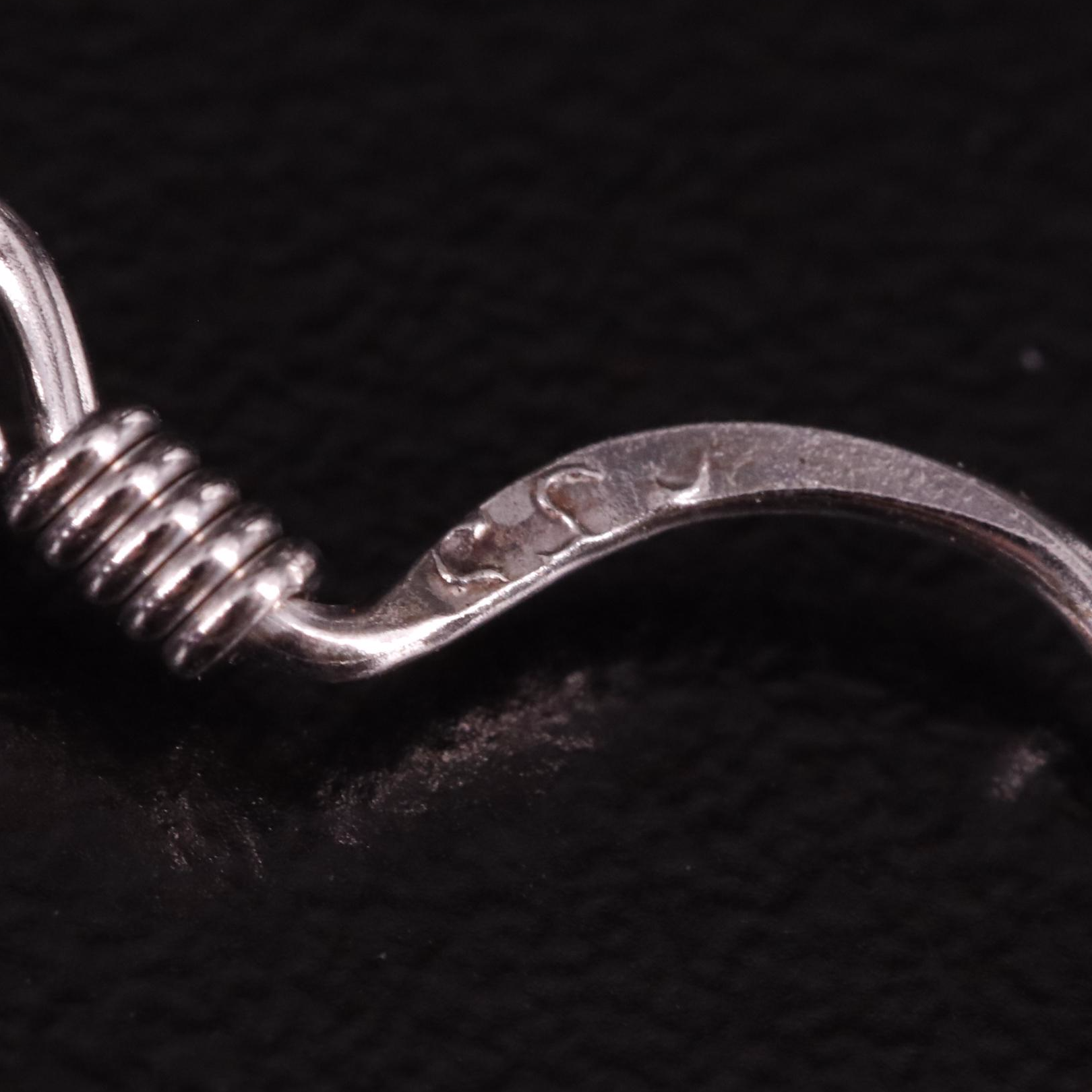 Sterling Amethyst Tear Drop Earrings