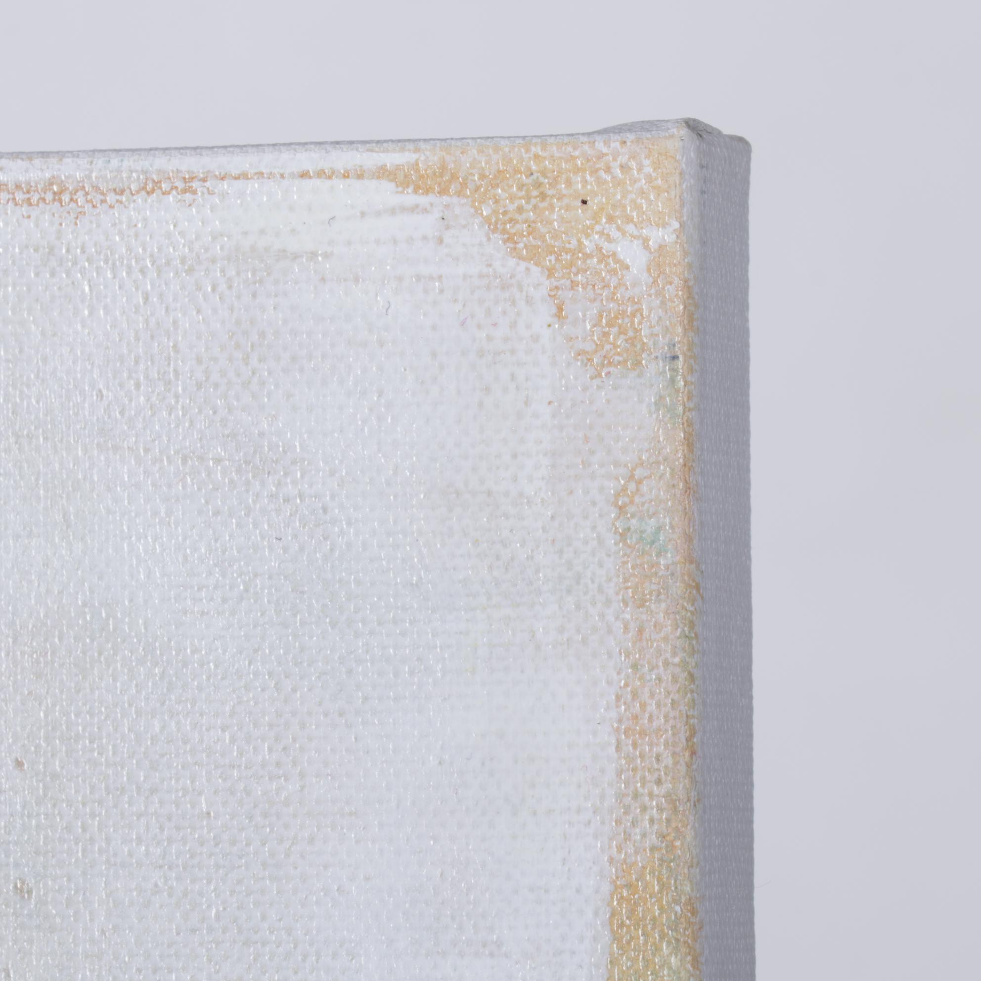 Farshad Lanjani Acrylic Painting of Purple Flowers, 21st Century