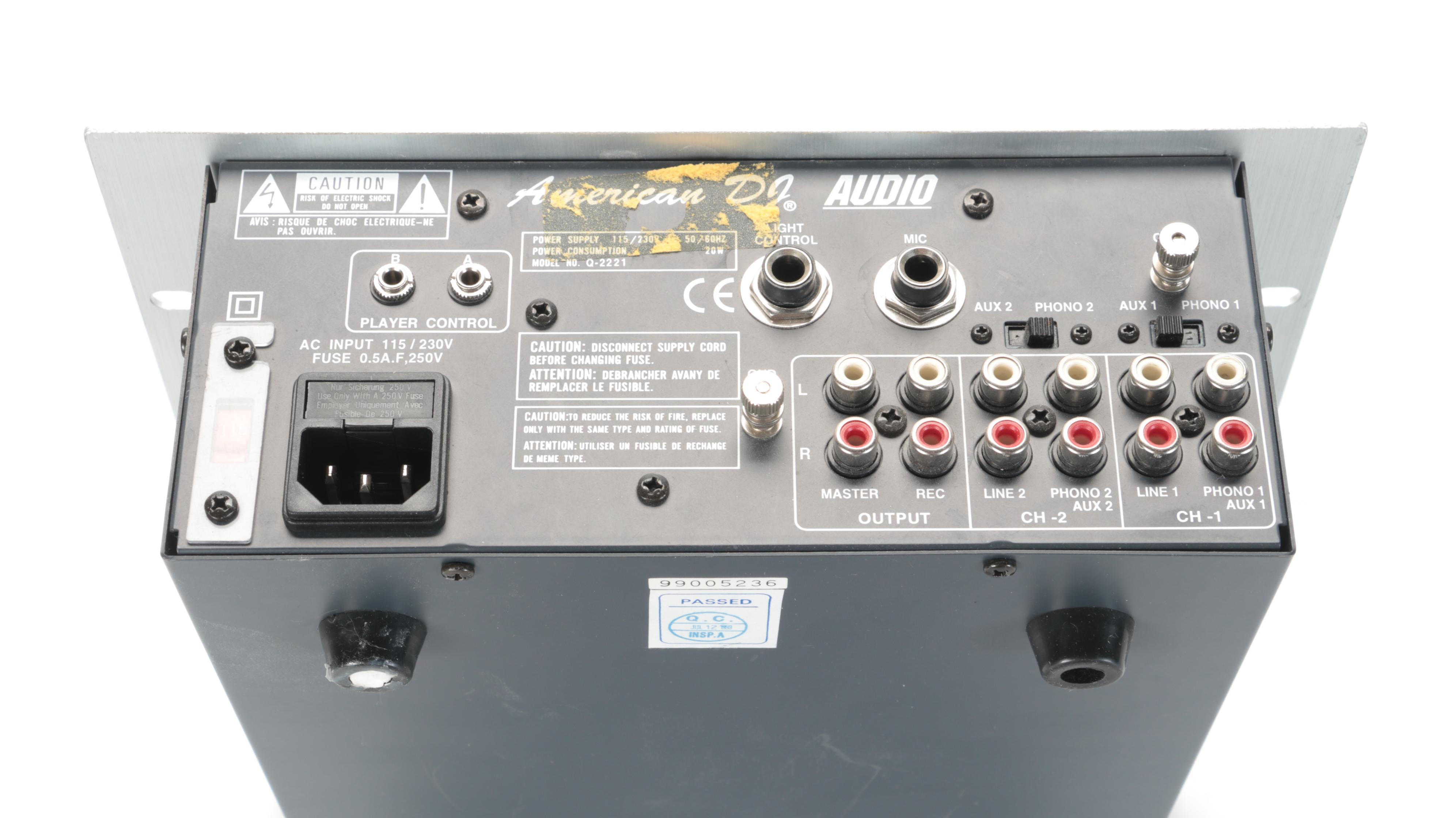 Japanese Technics Turntables With Odyssey Cases, American DJ Pro-Scratch 1, More