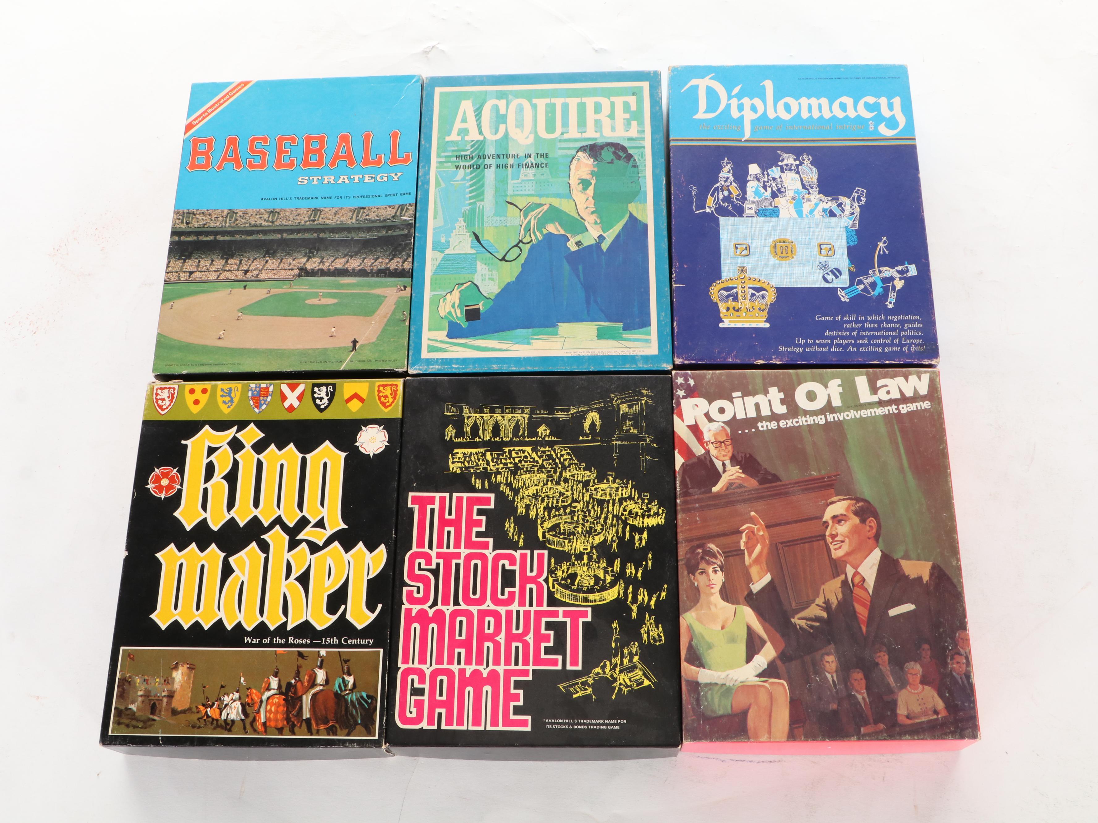 Historical and Science Fiction Bookcase Games, Late 20th Century