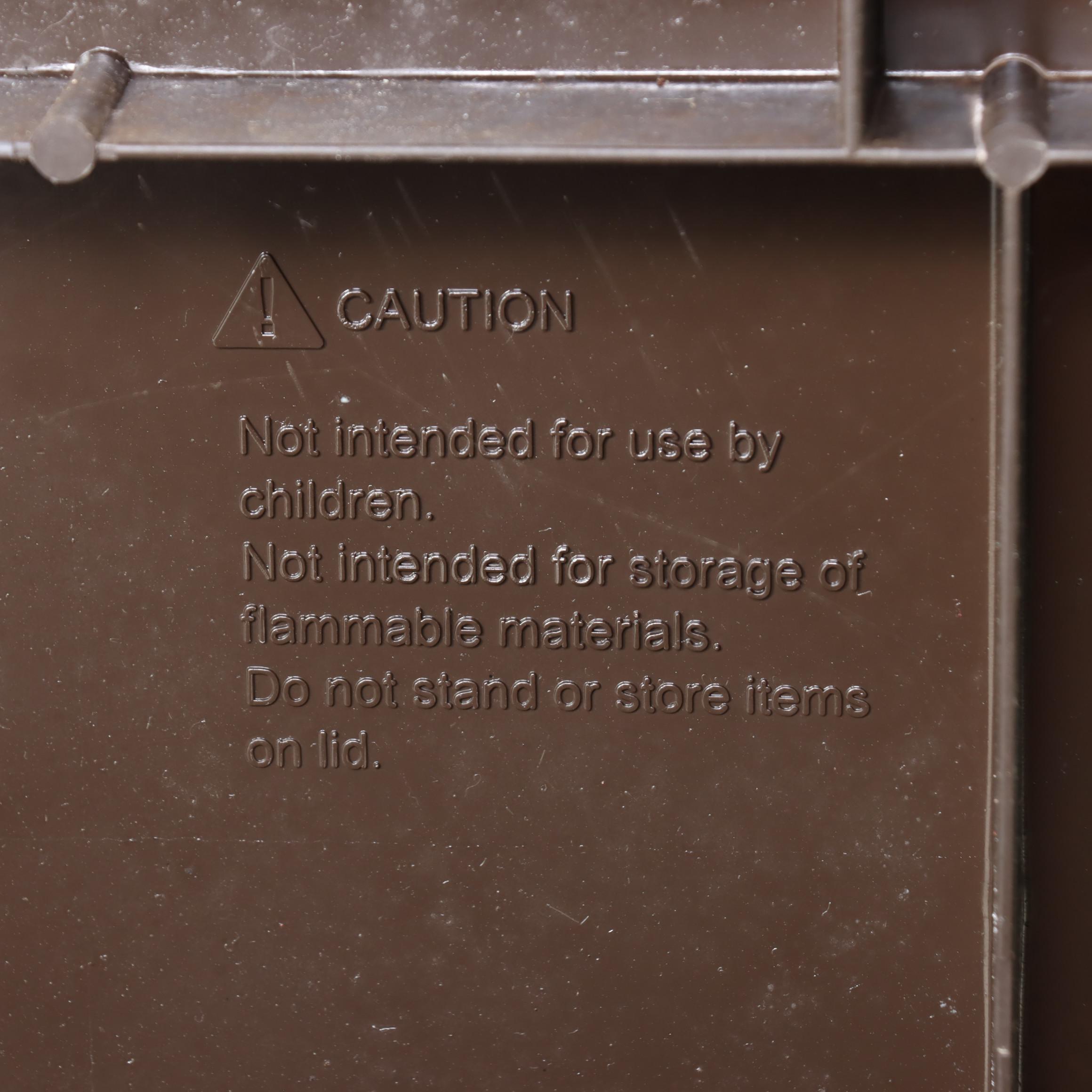 Two Suncast Resin Wicker Patio Storage Seats Plus Deck Cooler