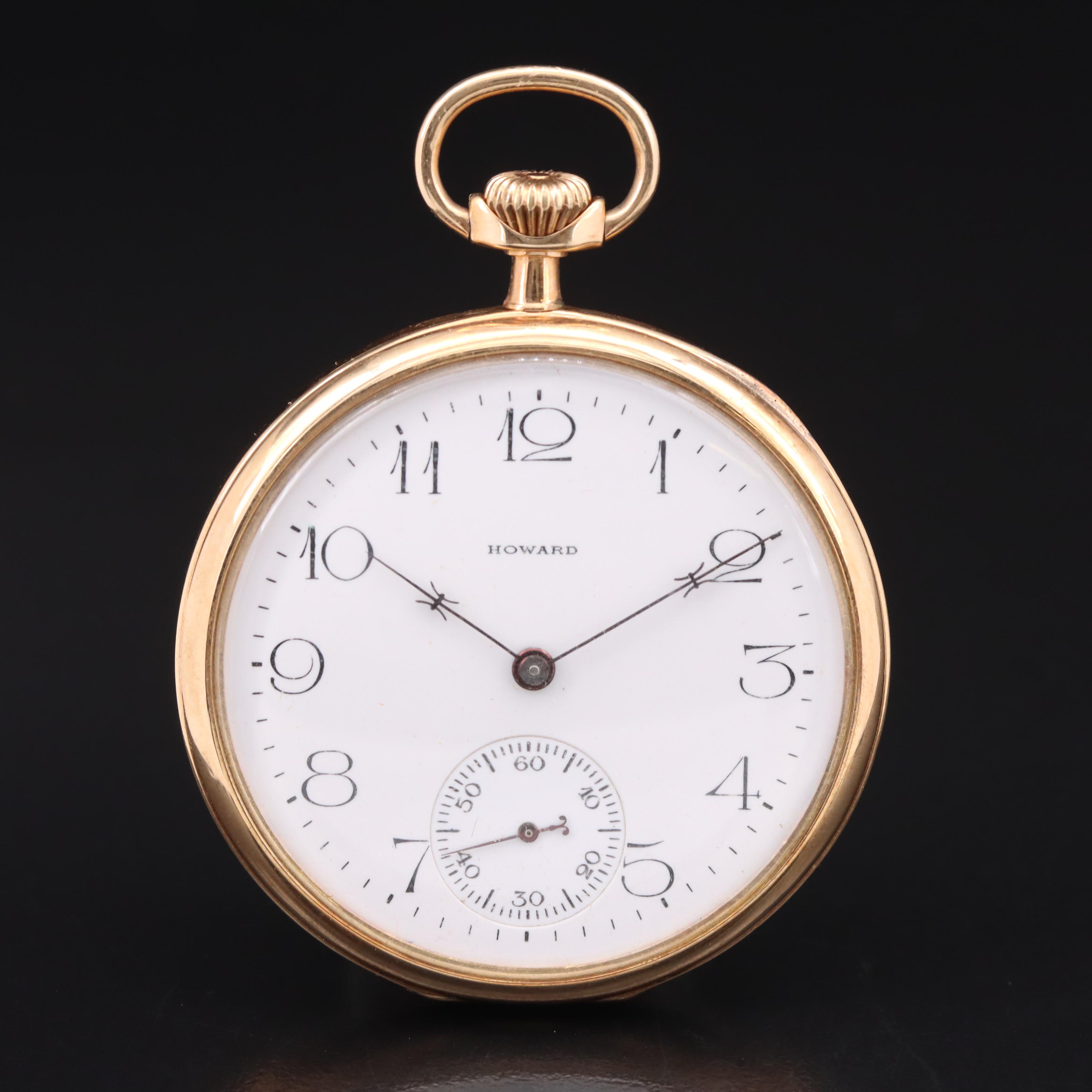 Antique 14K Howard Pocket Watch