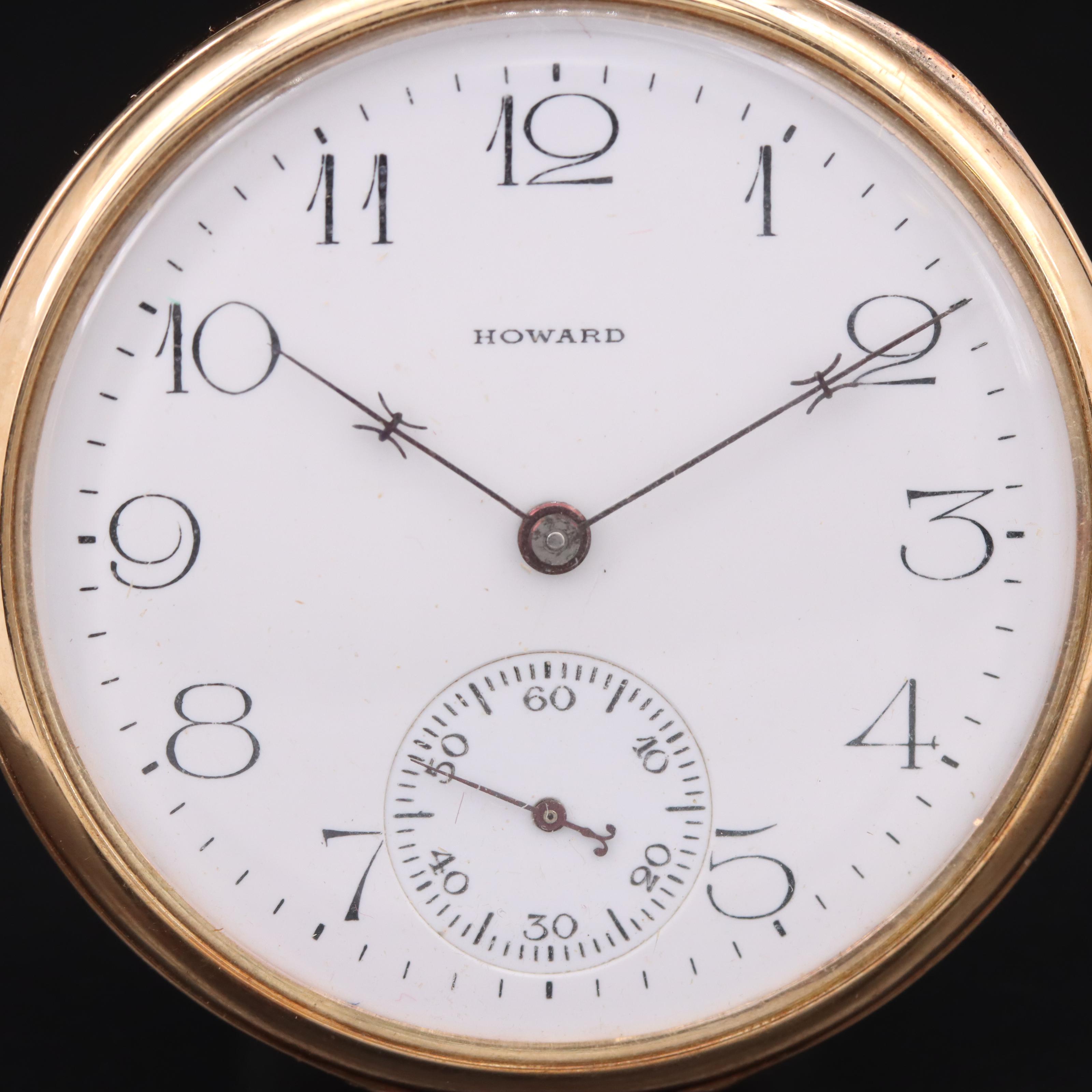 Antique 14K Howard Pocket Watch