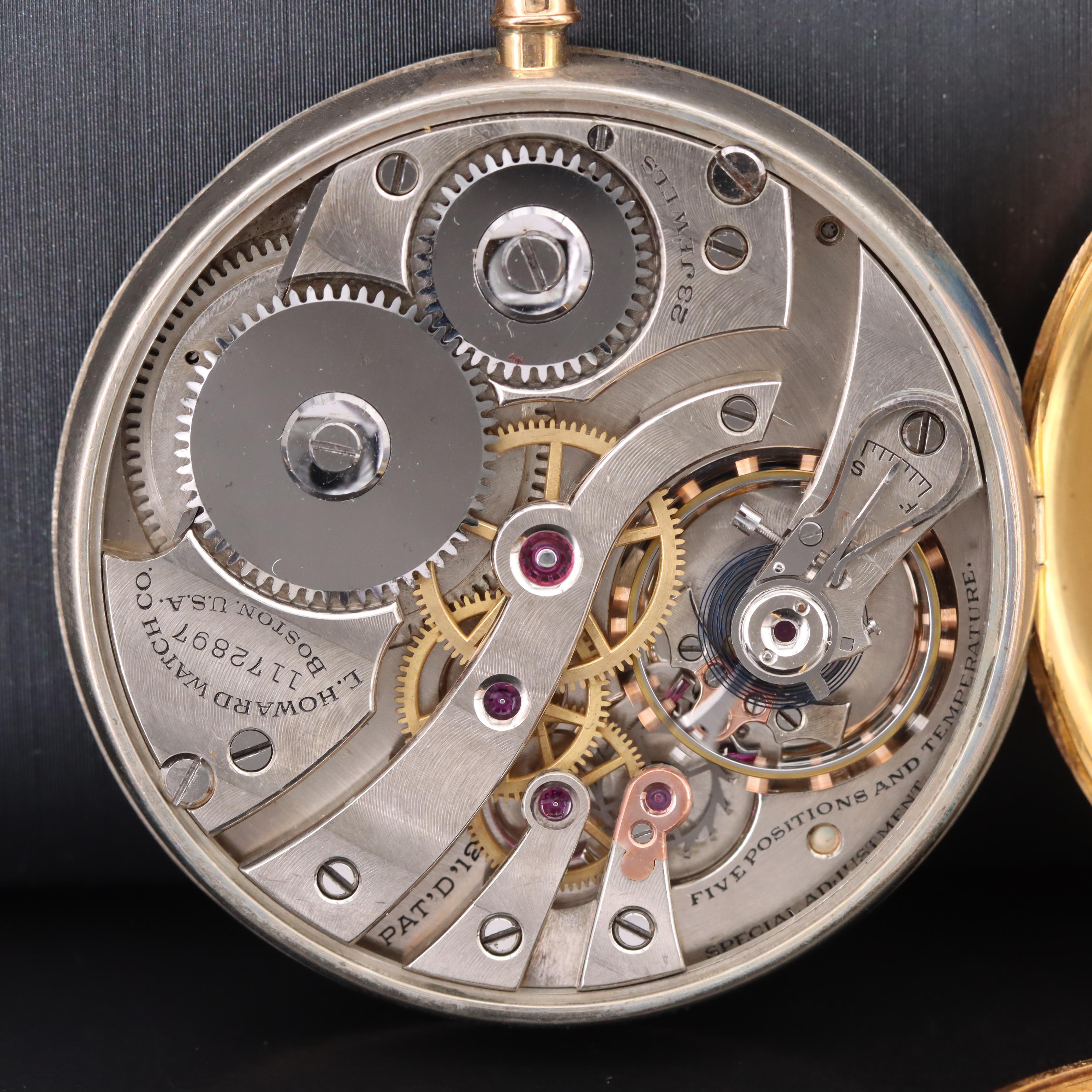 Antique 14K Howard Pocket Watch