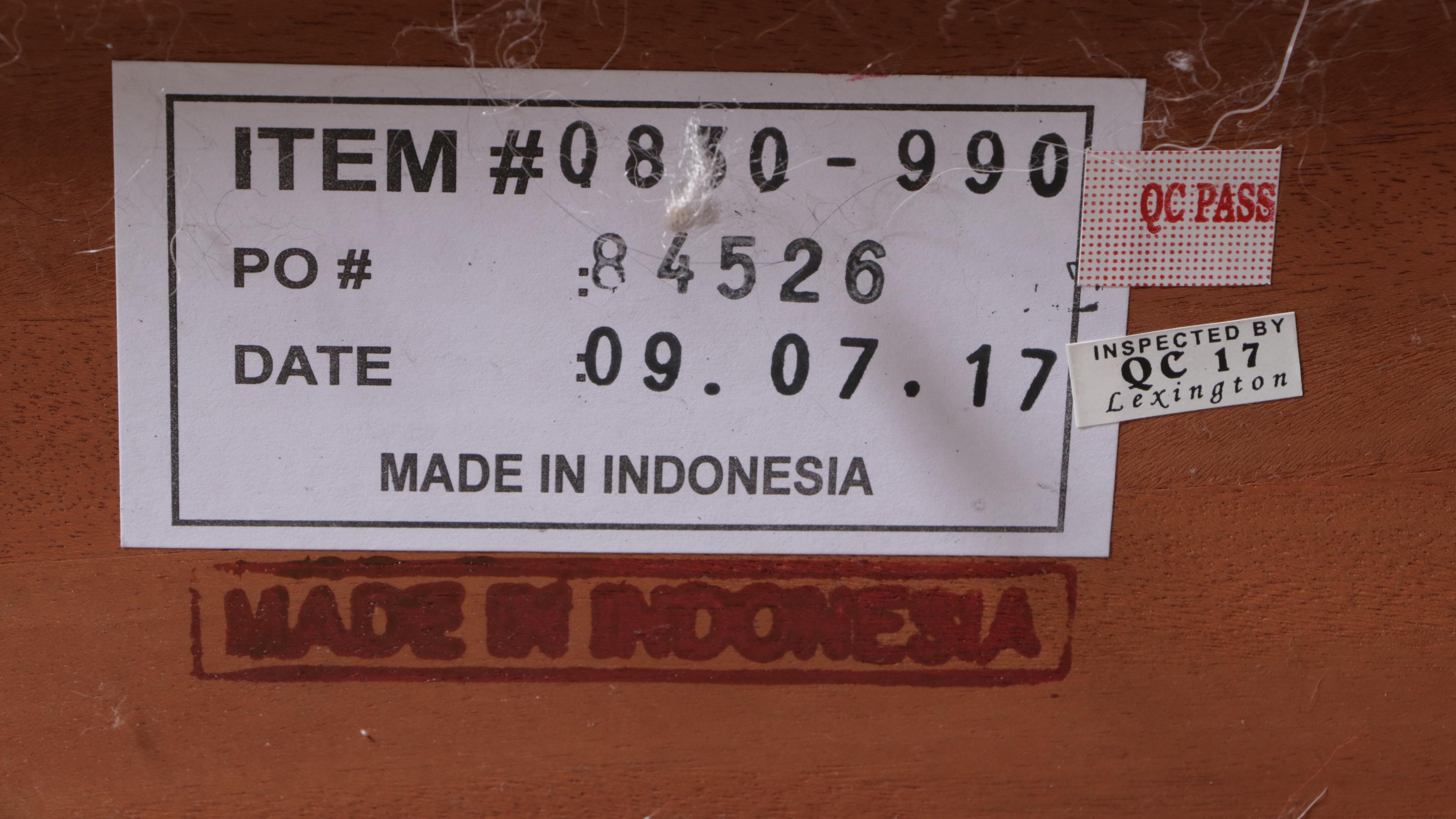 Lexington "Monterey Sands" Elm and Bronze-Patinated Metal Shelving Tower