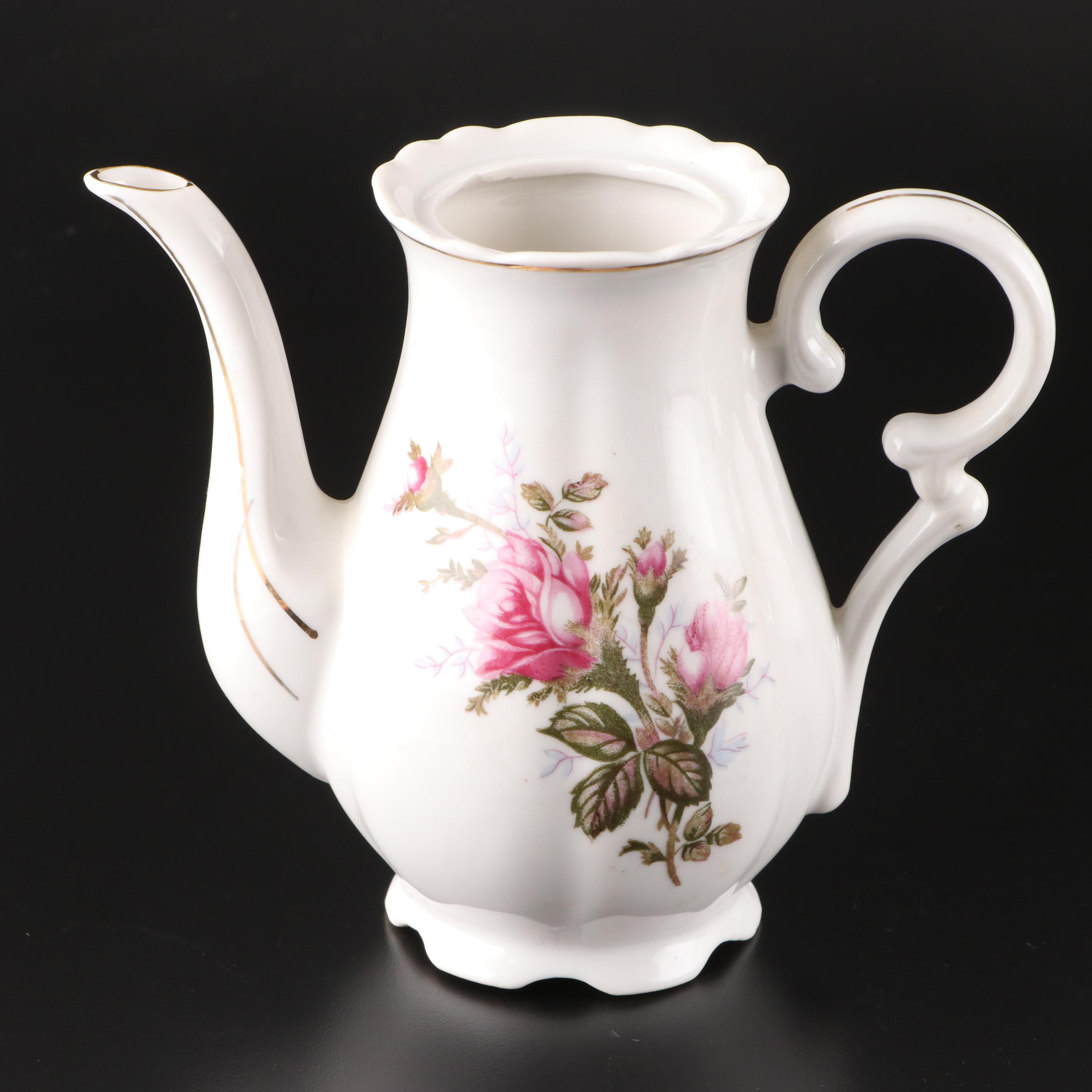 Royal Dover Teacups and Saucers with Other Floral Pattern Porcelain Tableware