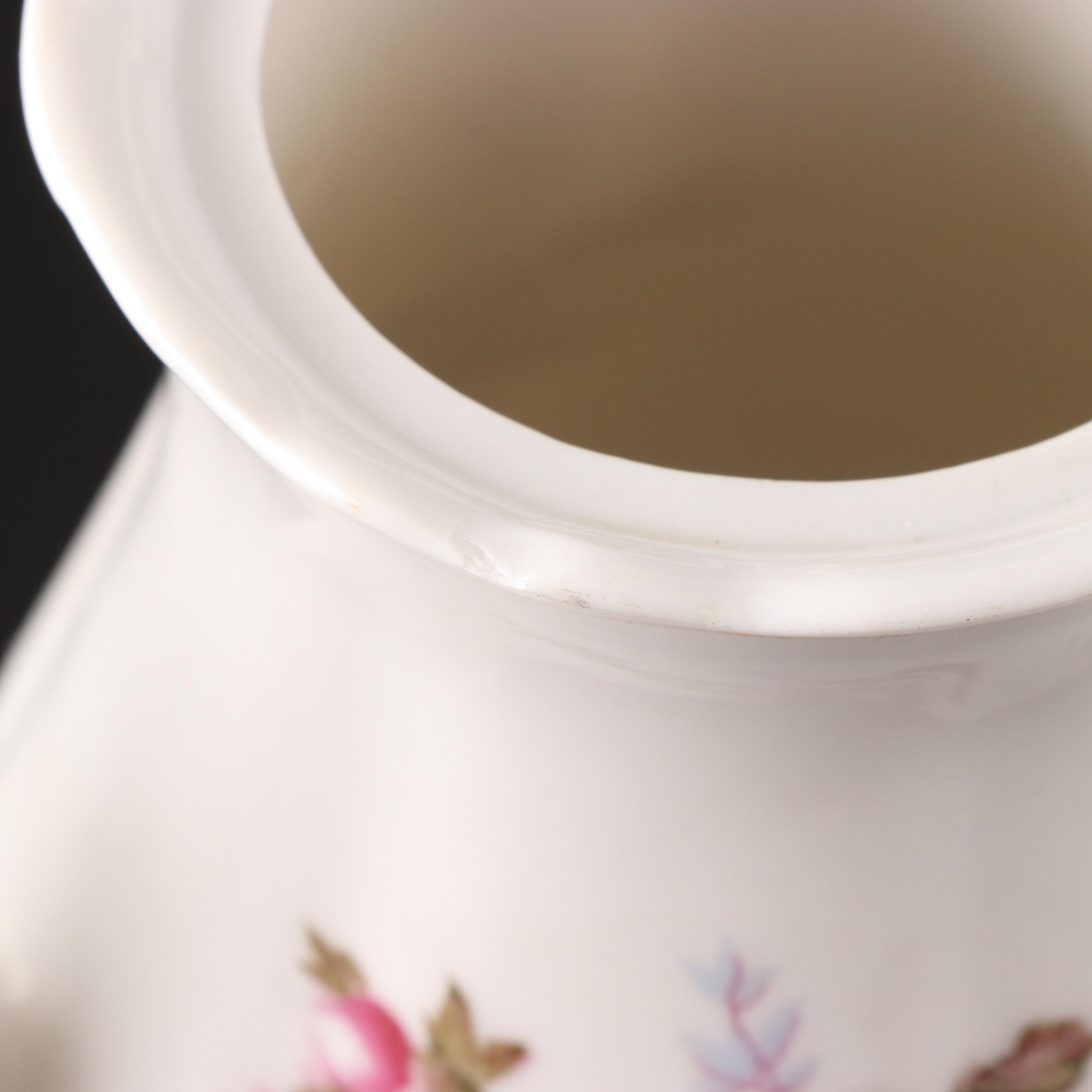 Royal Dover Teacups and Saucers with Other Floral Pattern Porcelain Tableware