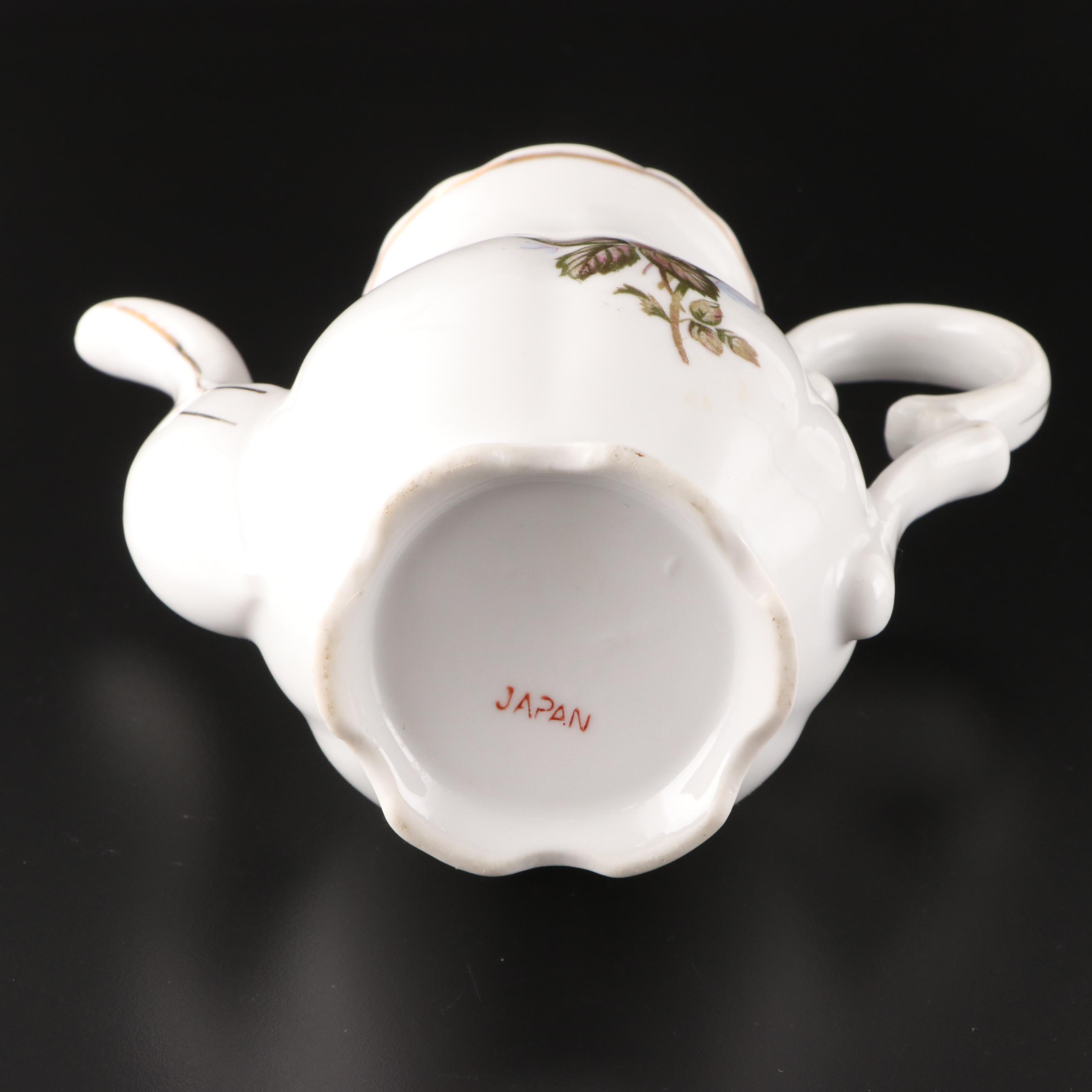 Royal Dover Teacups and Saucers with Other Floral Pattern Porcelain Tableware