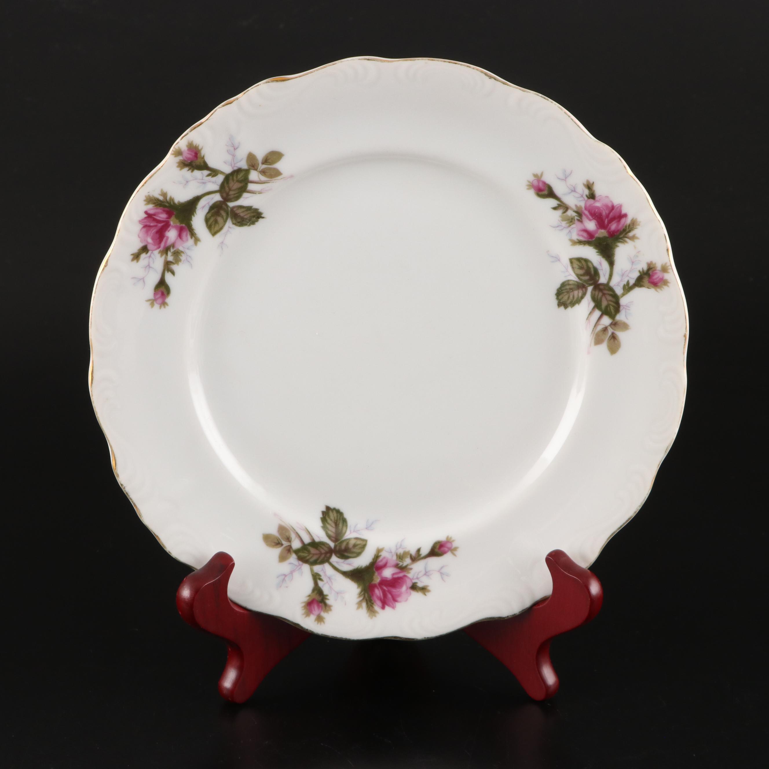 Royal Dover Teacups and Saucers with Other Floral Pattern Porcelain Tableware