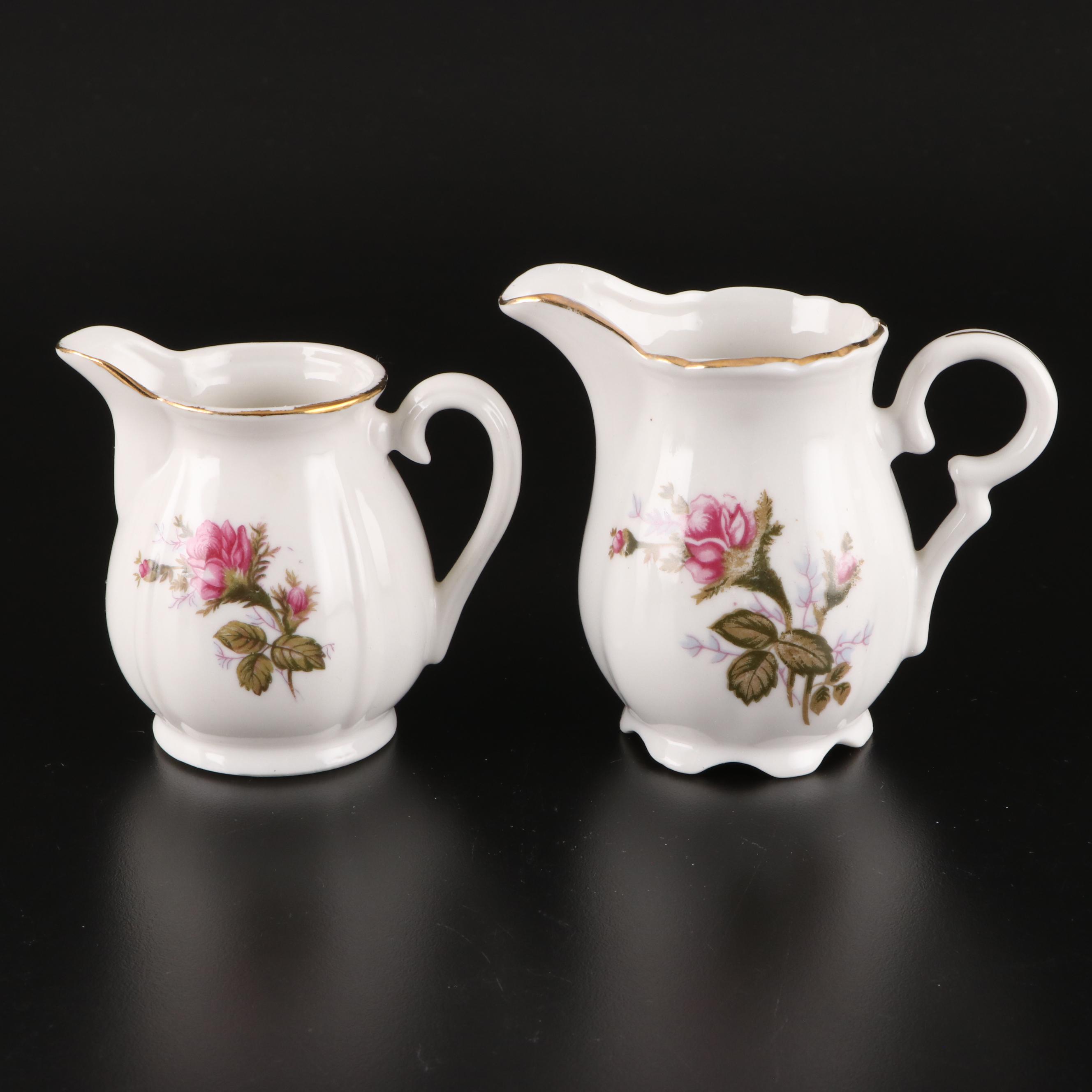 Royal Dover Teacups and Saucers with Other Floral Pattern Porcelain Tableware