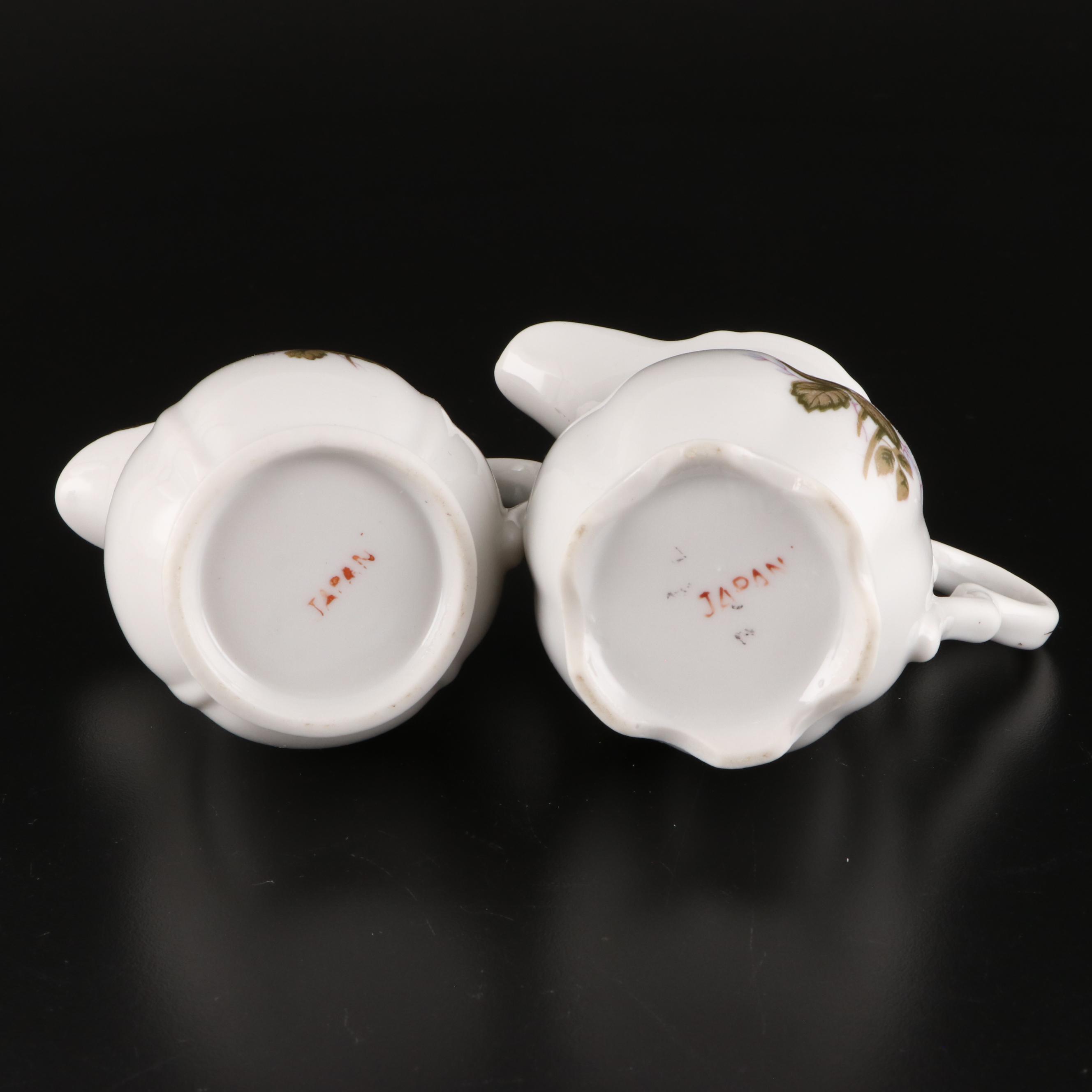 Royal Dover Teacups and Saucers with Other Floral Pattern Porcelain Tableware