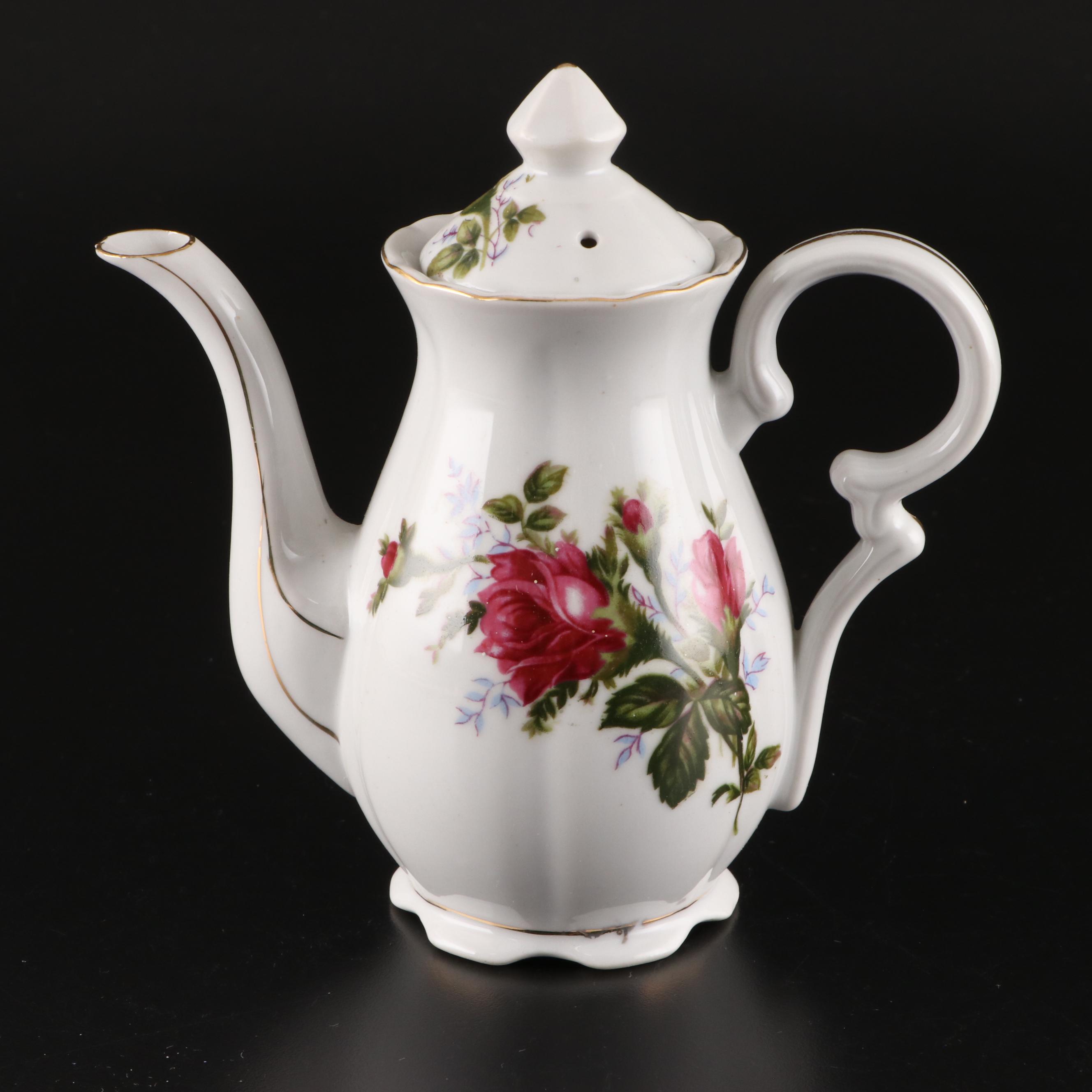 Royal Dover Teacups and Saucers with Other Floral Pattern Porcelain Tableware