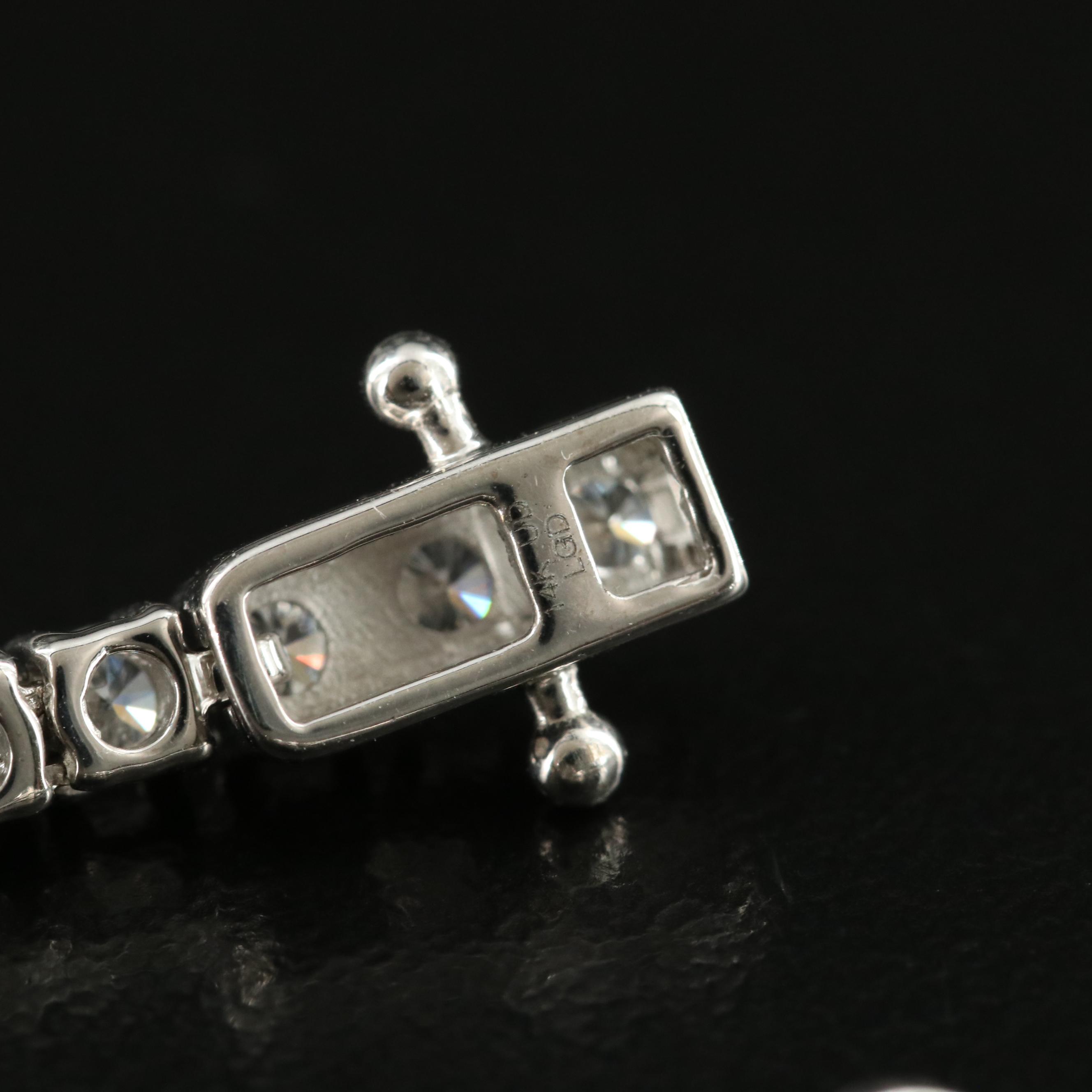 14K 9.96 CTW Lab Grown Diamond Rivière Necklace