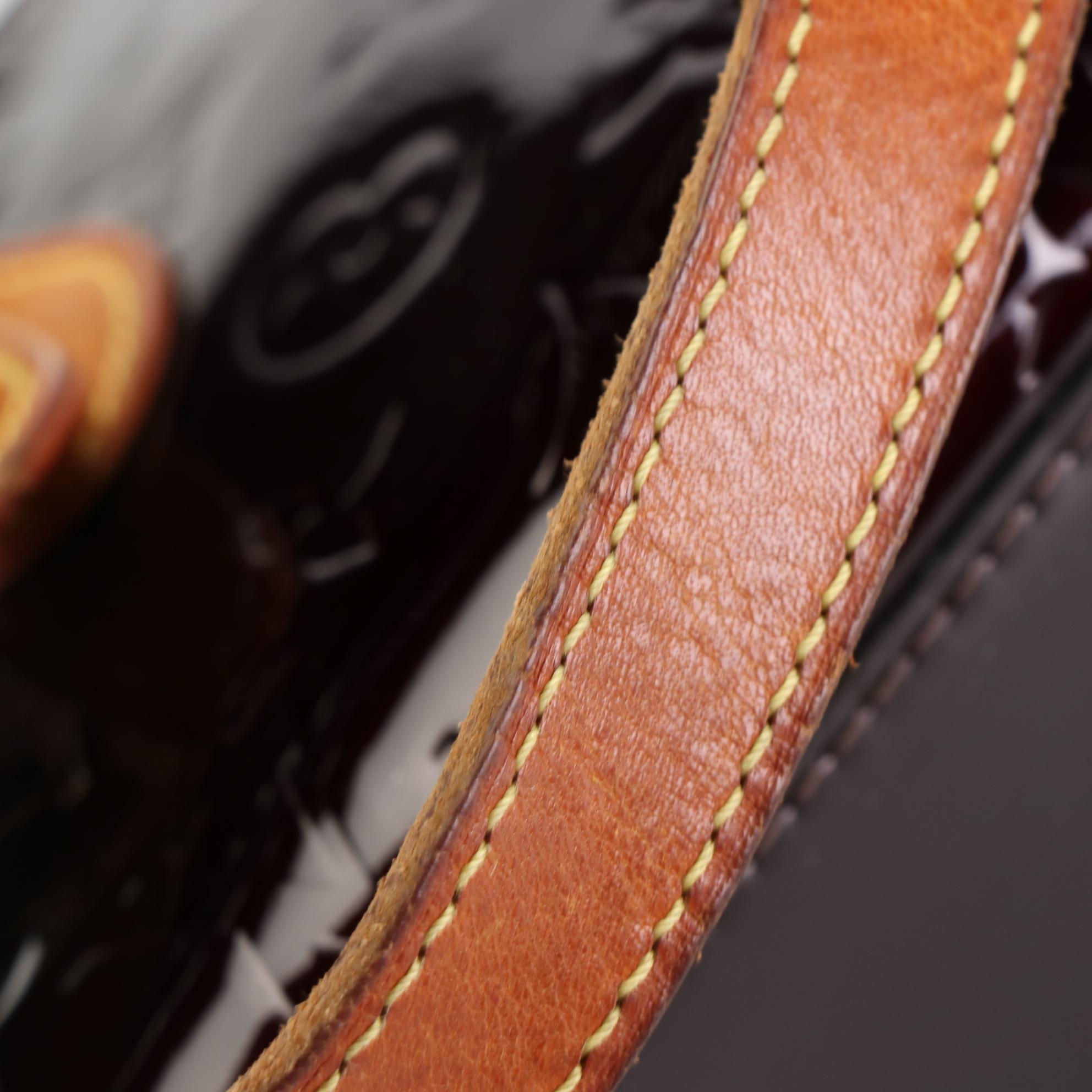 Louis Vuitton Rosewood Avenue Handbag in Amarante Monogram Vernis