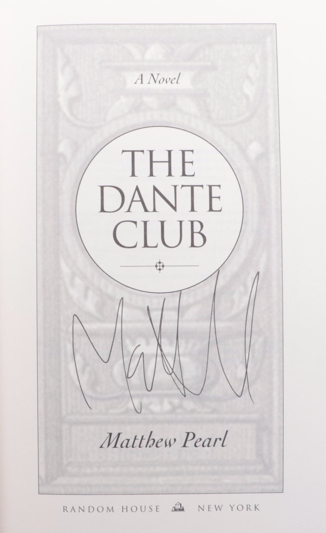 Signed "The Dante Club" by Matthew Pearl with "The Lord of the Rings" and More