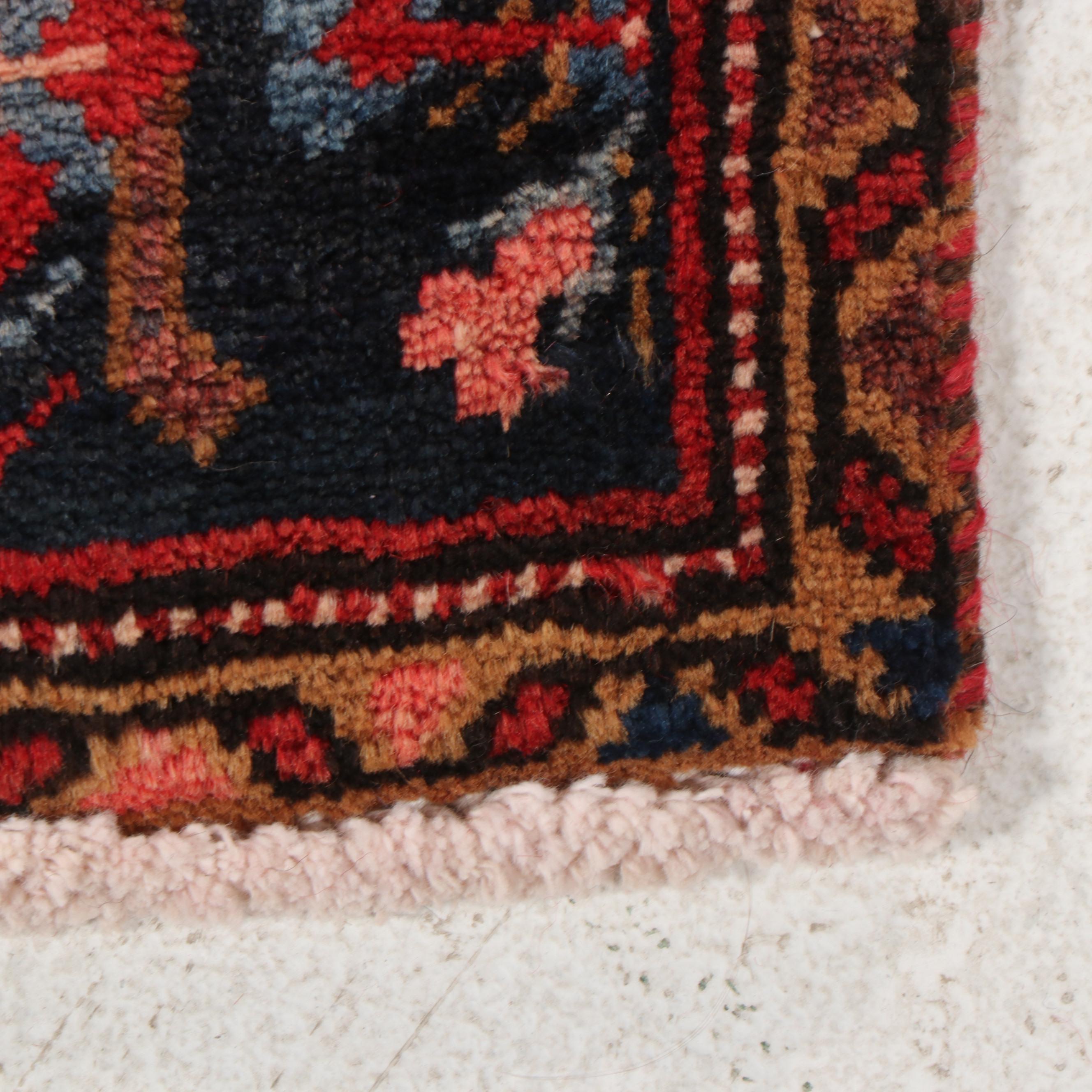 3'10 x 11'2 Hand-Knotted Persian Hamadan Area Long Rug