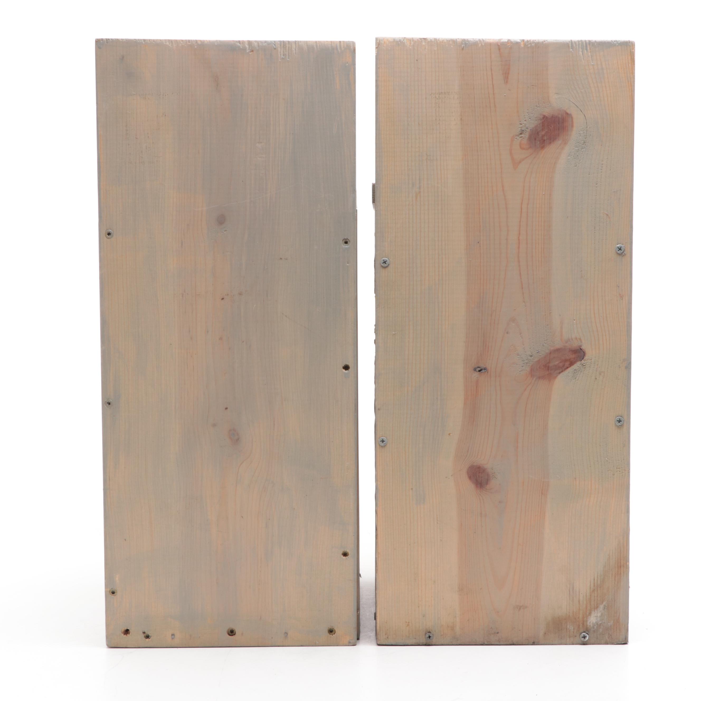 Handmade Screech Owl or Kestrel Nest Box Birdhouses