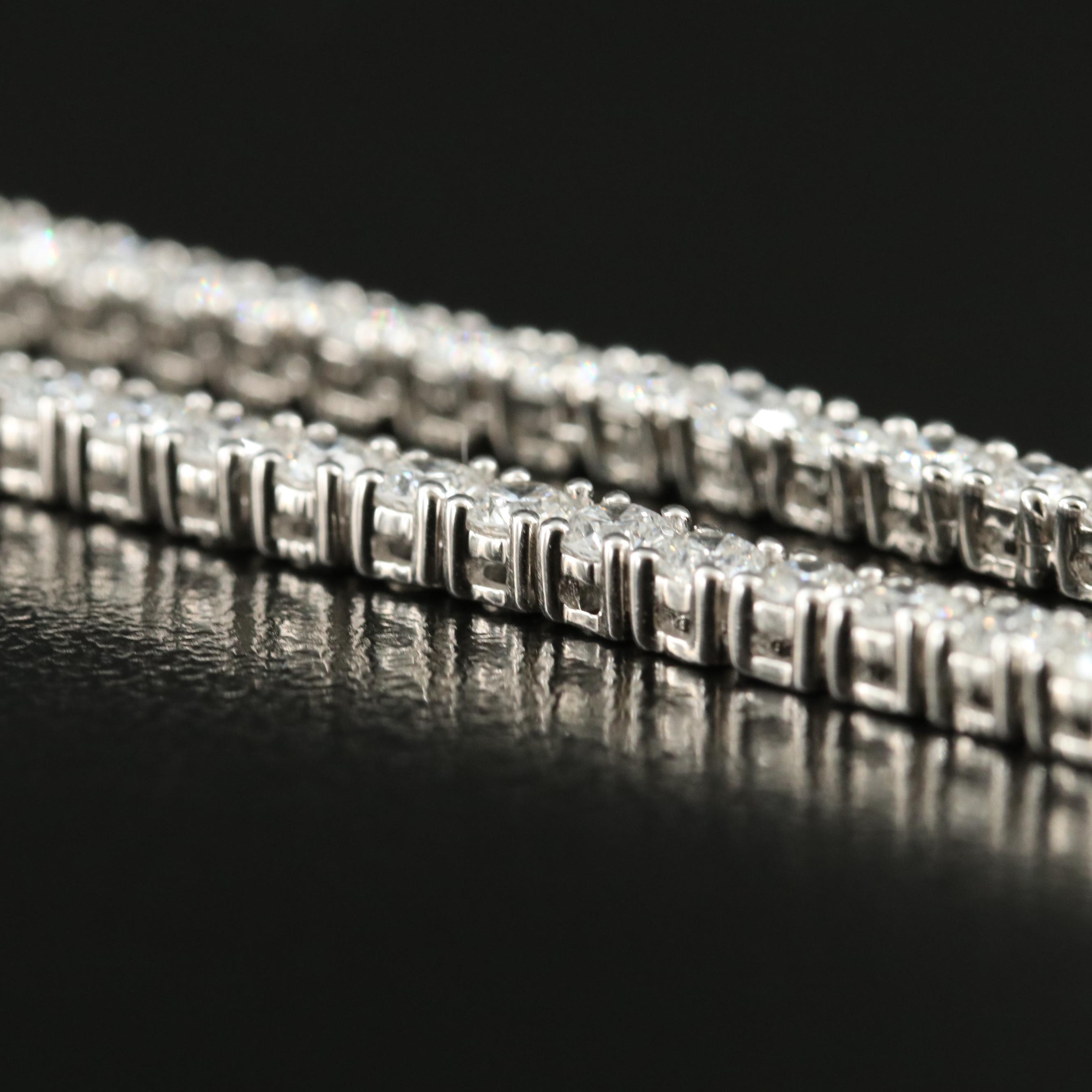 14K 10.00 CTW Lab Grown Diamond Rivière Necklace