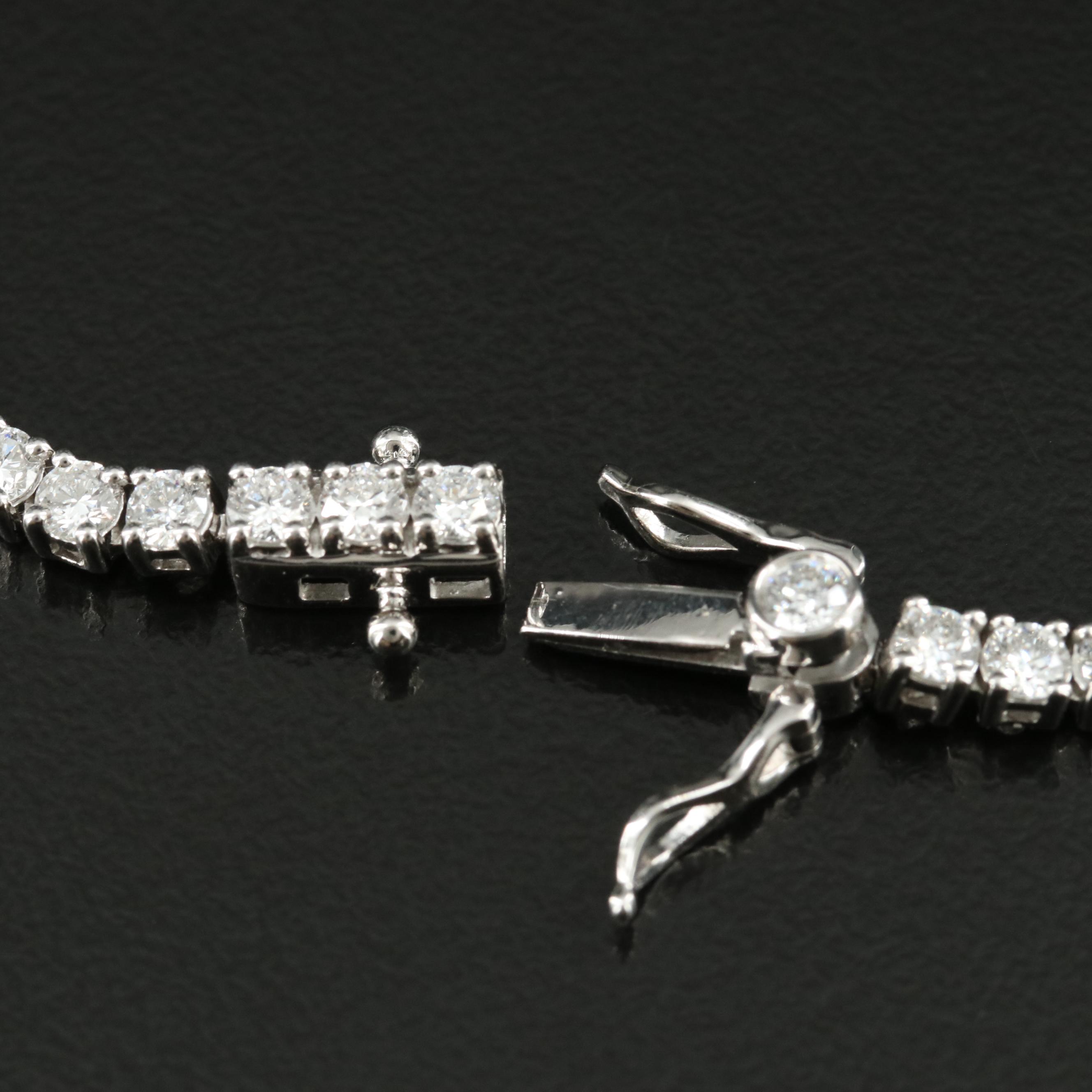 14K 10.00 CTW Lab Grown Diamond Rivière Necklace