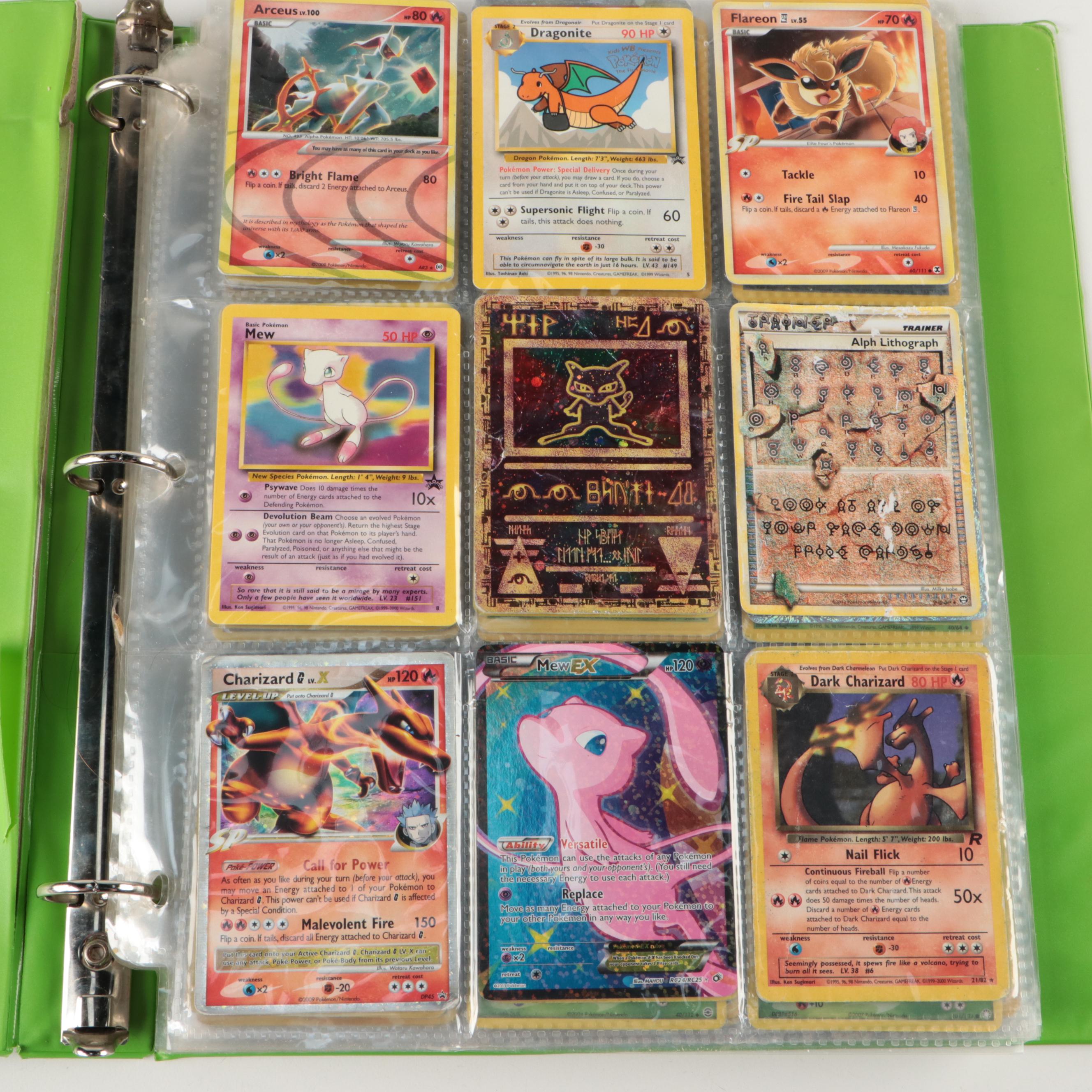Base Set with Other Pokémon Cards, Dark Charizard, Ancient Mew, and More