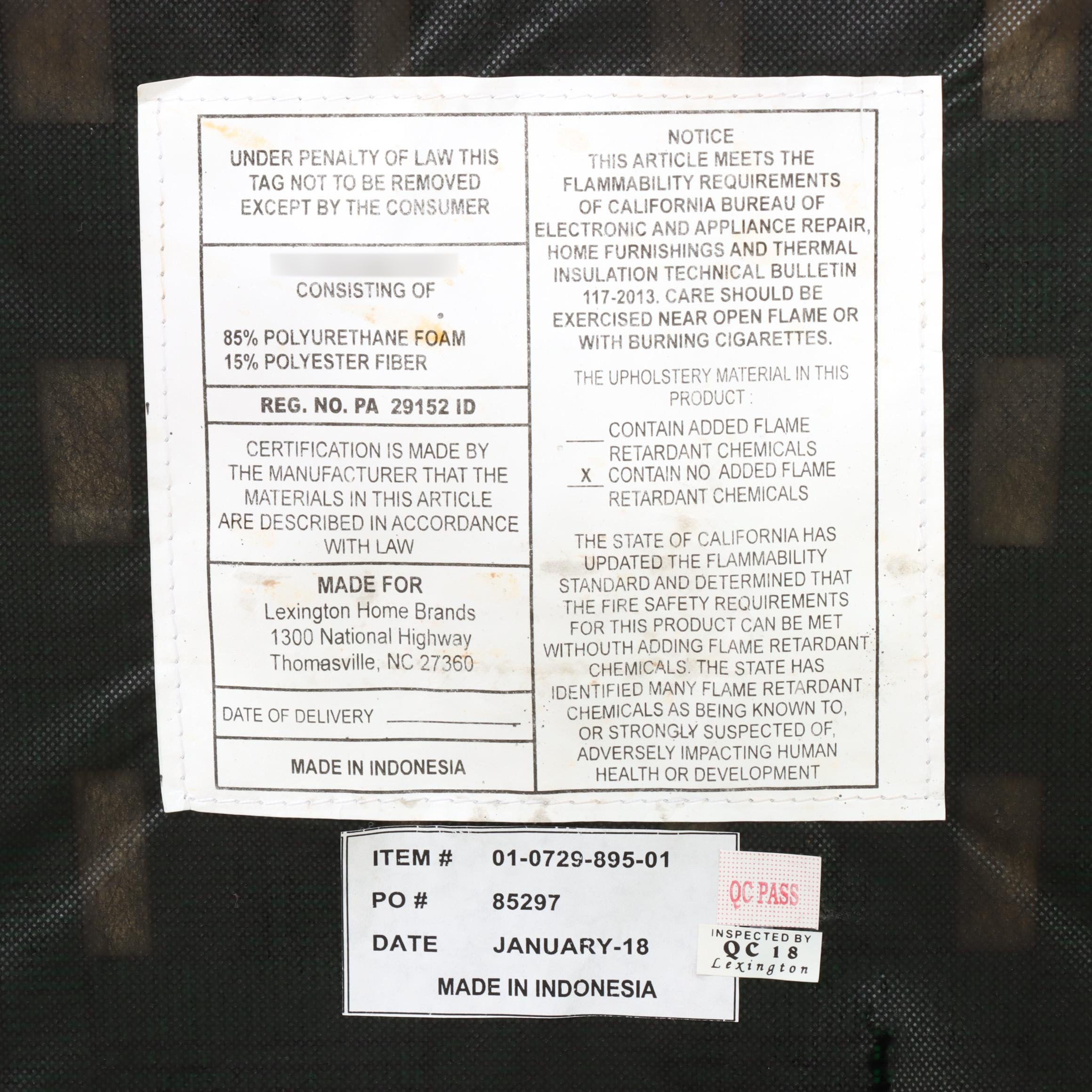 Three Lexington "MacArthur Park Upholstered "Getty" Counter Stools