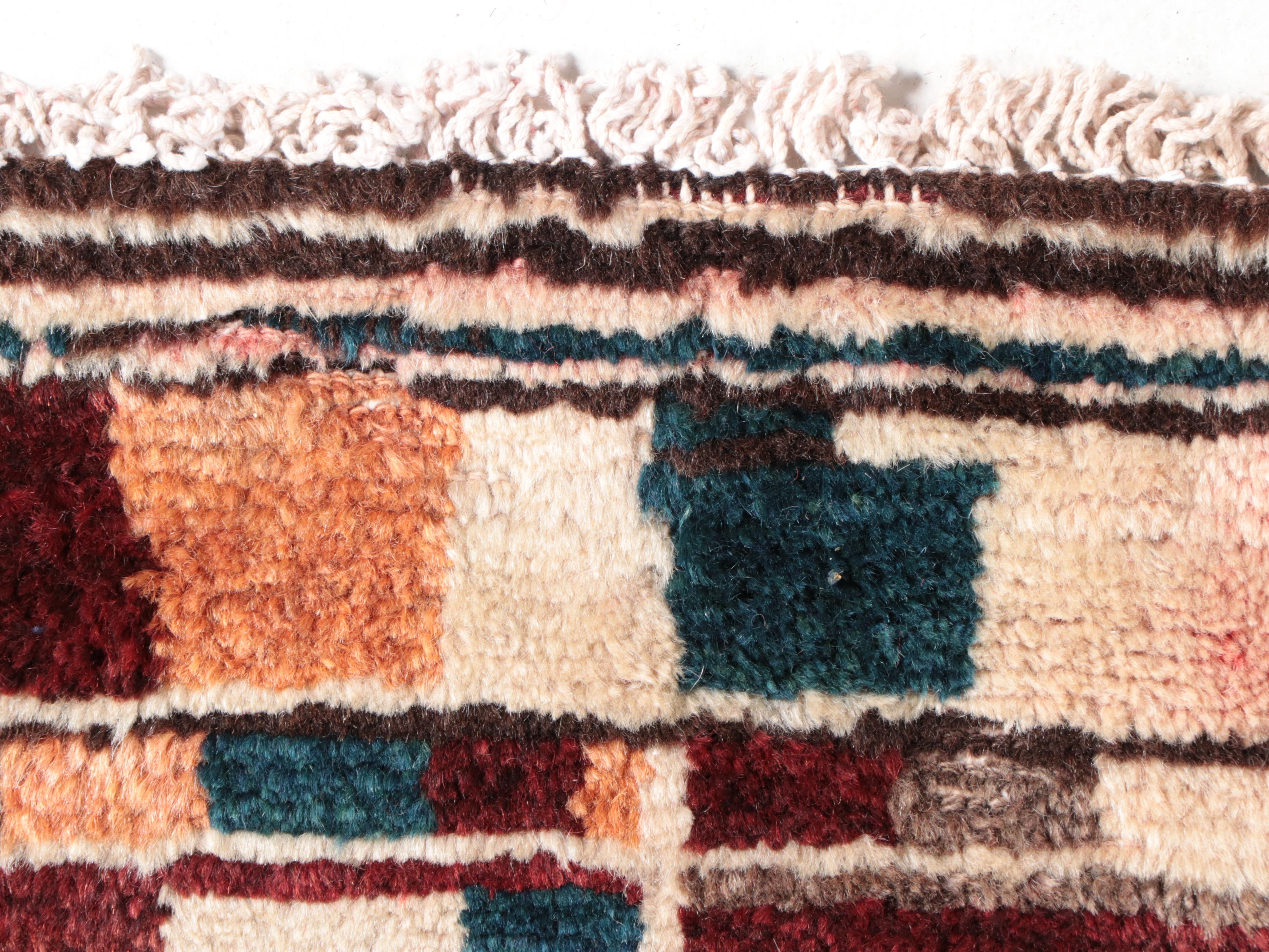 5'3 x 6'9 Hand-Knotted Persian Bakhtiari Area Rug