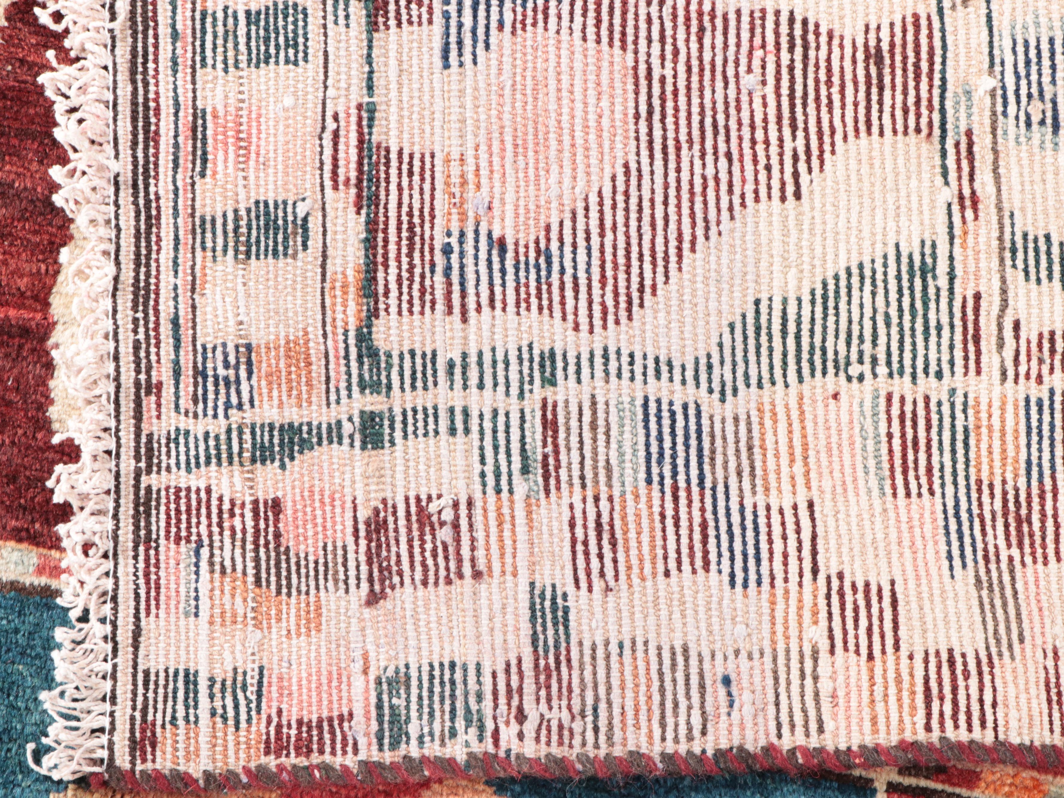 5'3 x 6'9 Hand-Knotted Persian Bakhtiari Area Rug